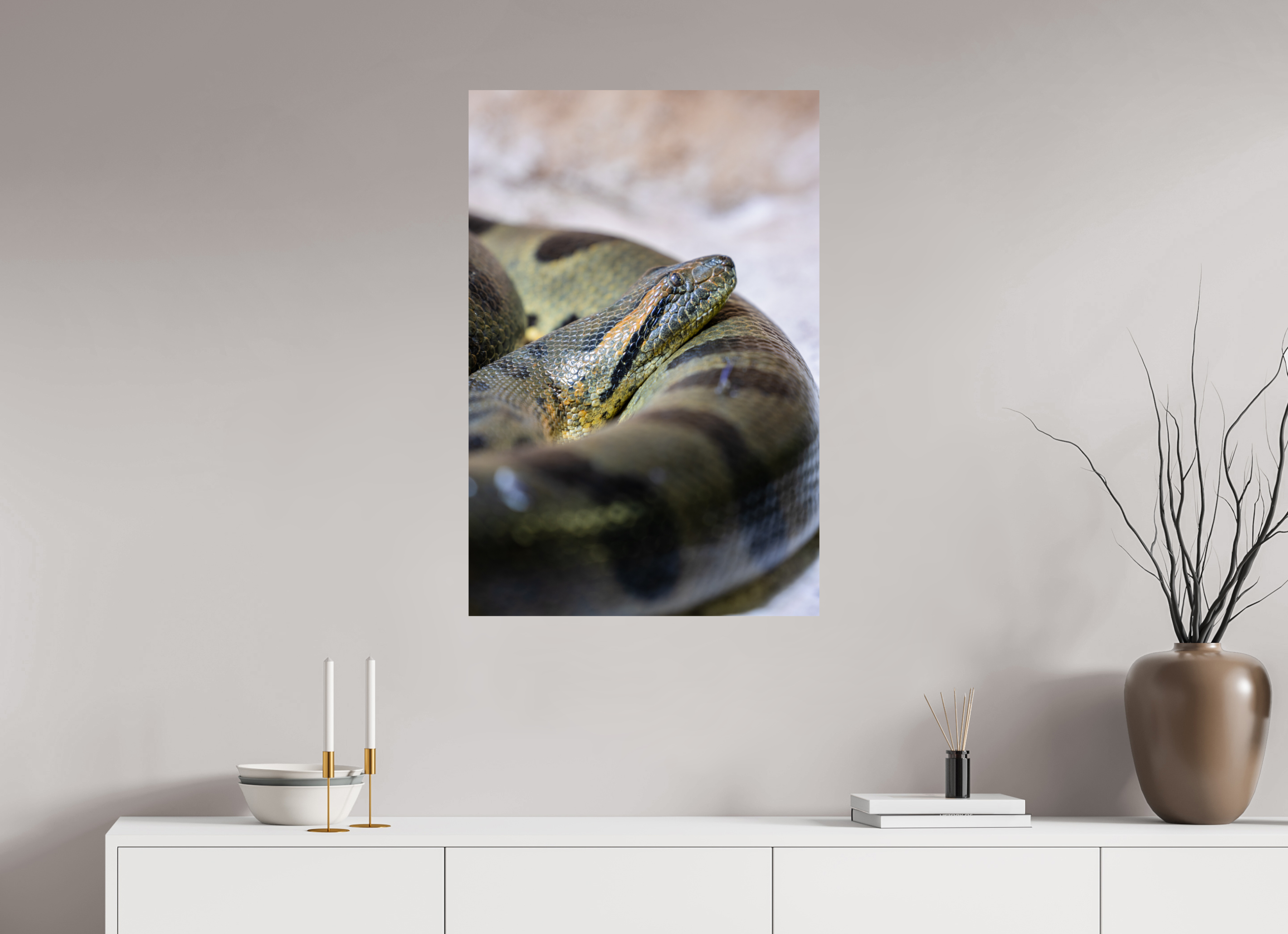 60 x 90 cm, Fine Art Print auf Alu-Dibond Primal Strength
