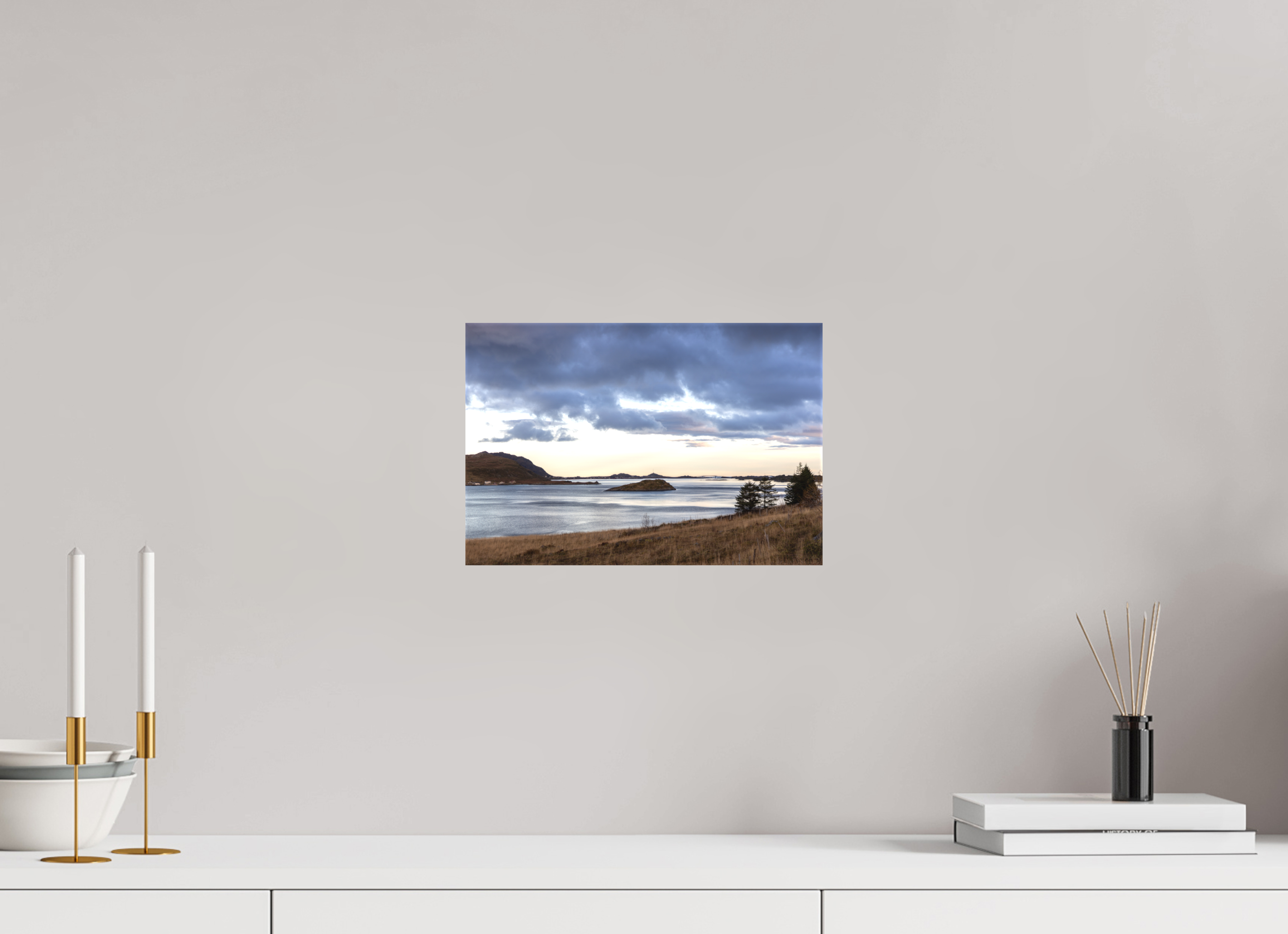 30 x 20 cm, Leinwand Evening Shore