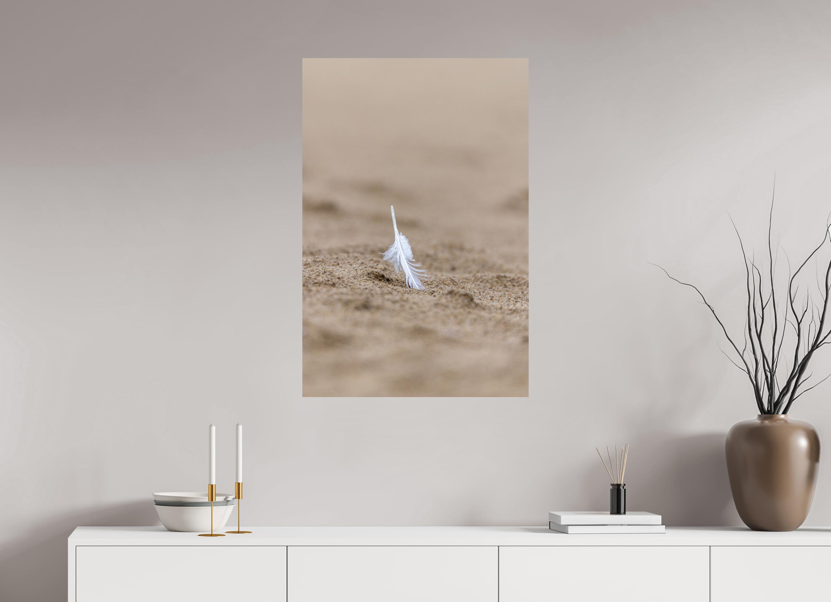 60 x 90 cm, Fine Art Print auf Alu-Dibond Whisper in the Sand