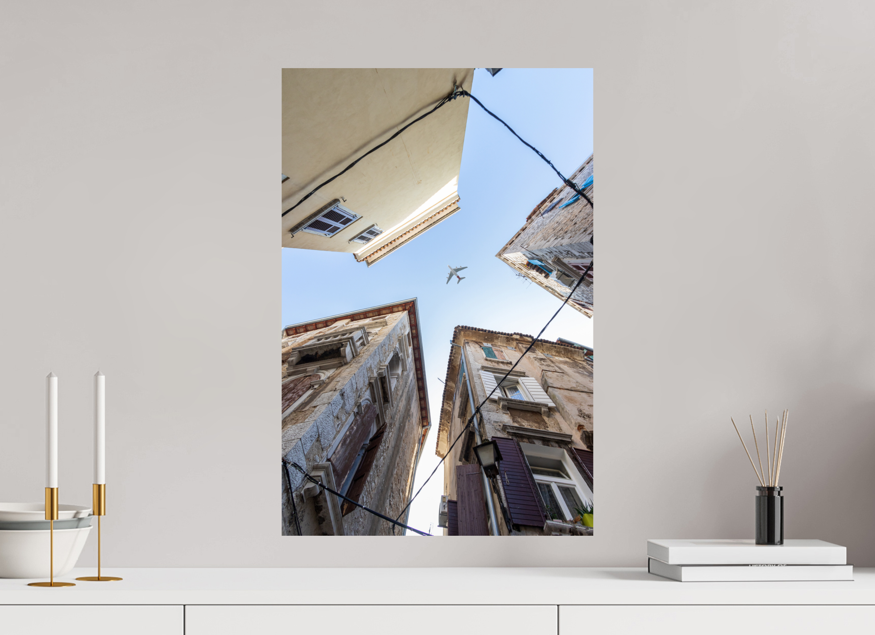 40 x 60 cm, Fine Art Print auf Alu-Dibond Urban Flight