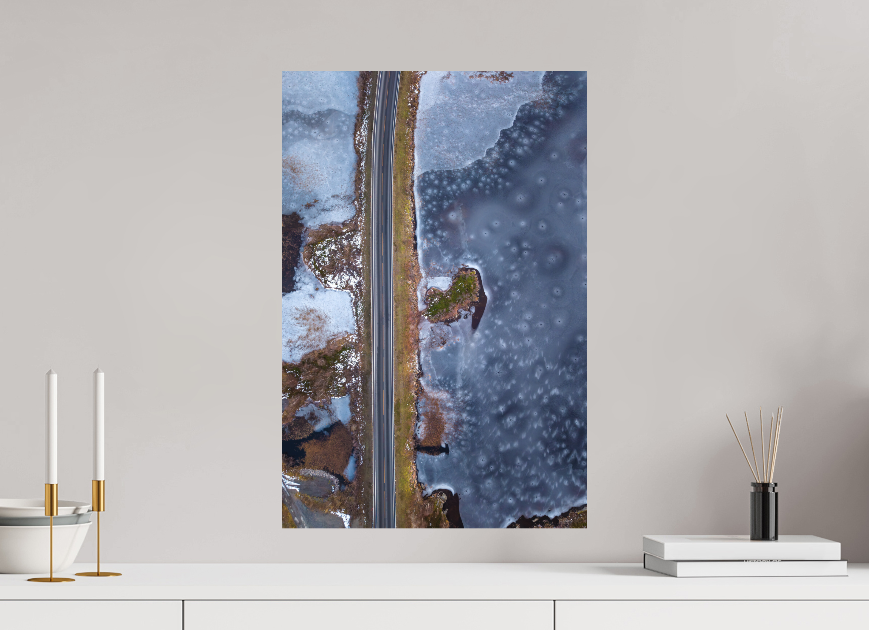 40 x 60 cm, Fine-Art Matt Frozen Path