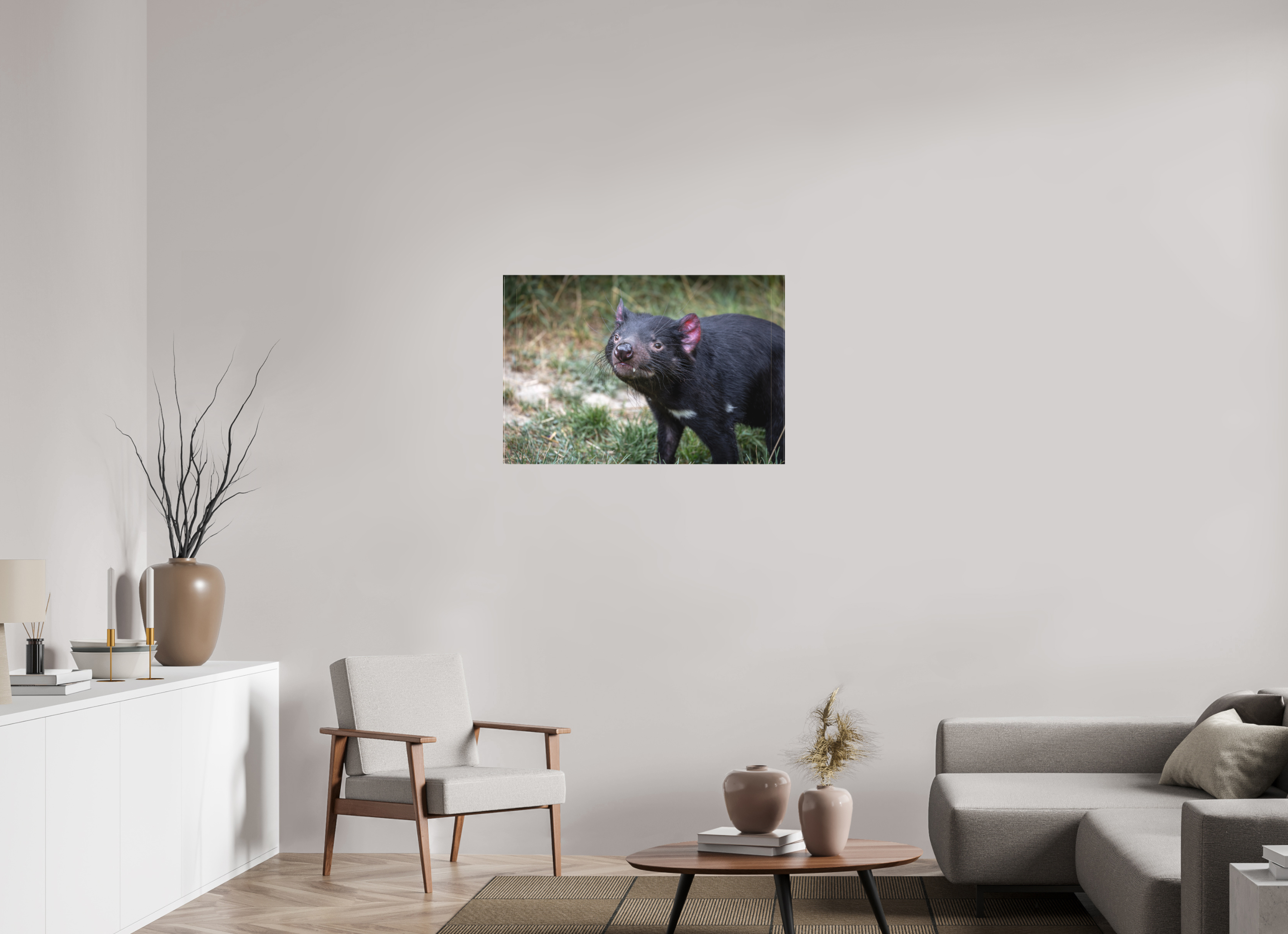 90 x 60 cm, Leinwand Friendly Devil