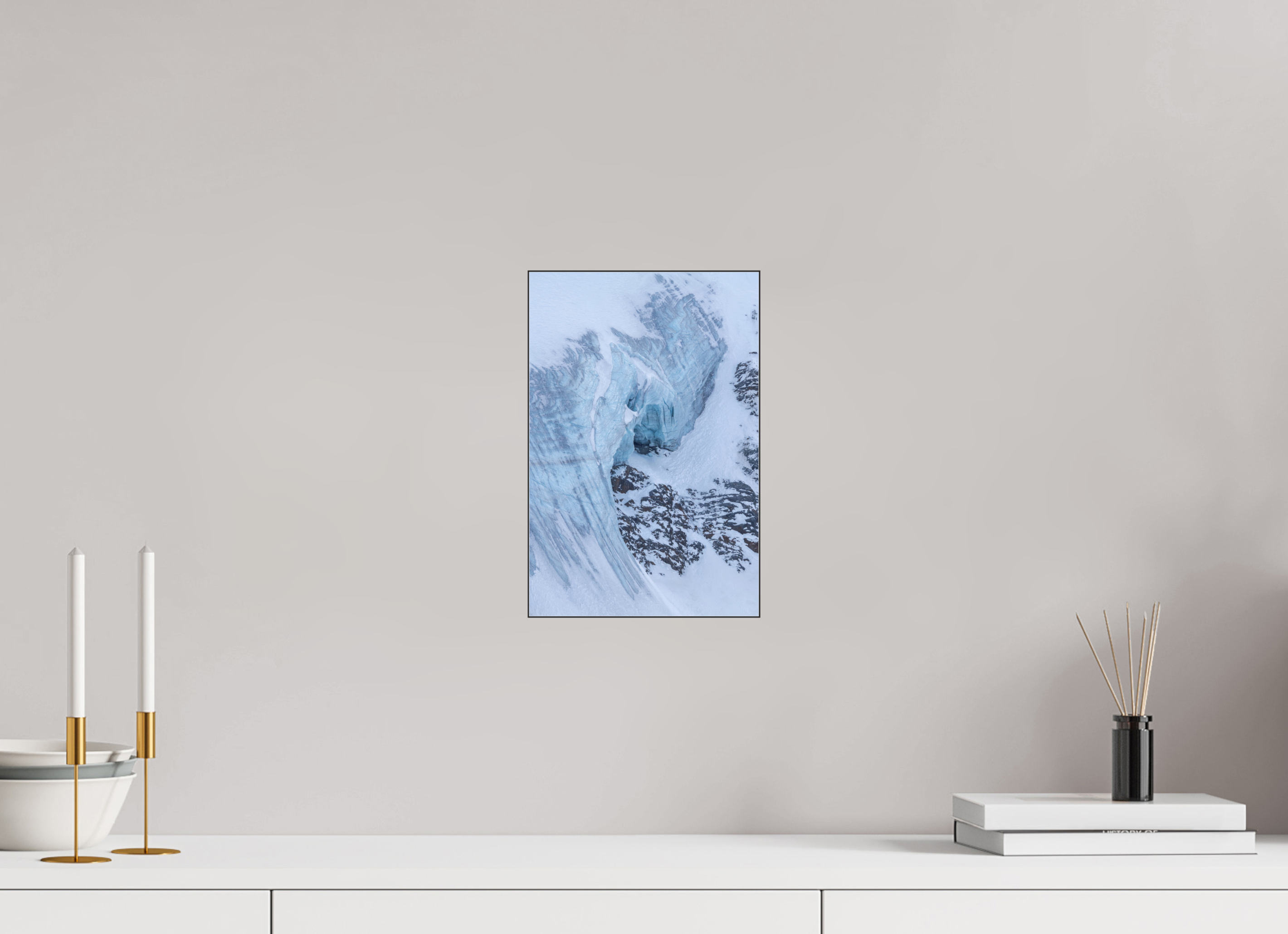 20 x 30 cm, Foto-Abzug hinter Acrylglas glänzend Eternal Ice