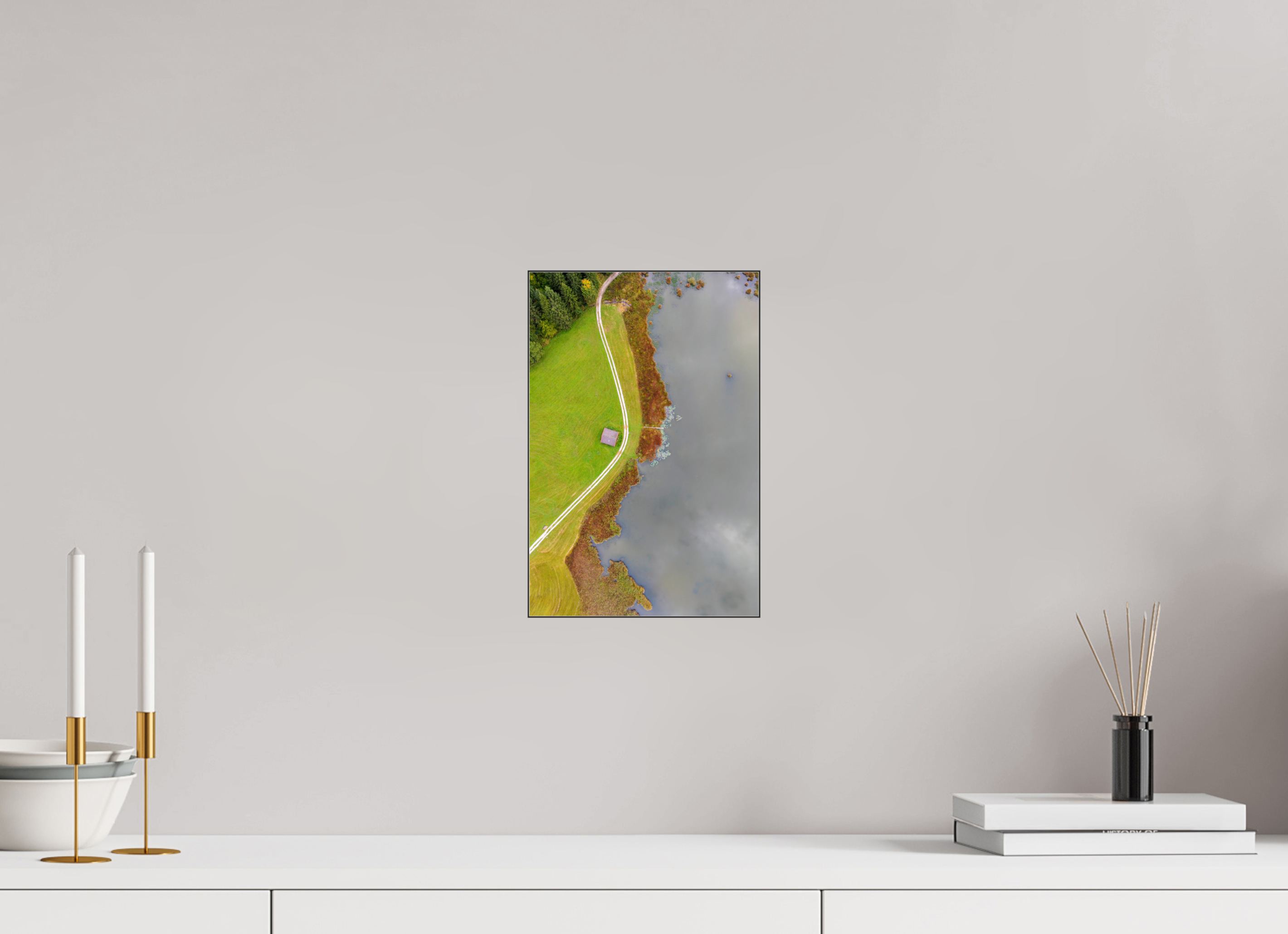 20 x 30 cm, Foto-Abzug hinter Acrylglas glänzend Lines of Tranquility