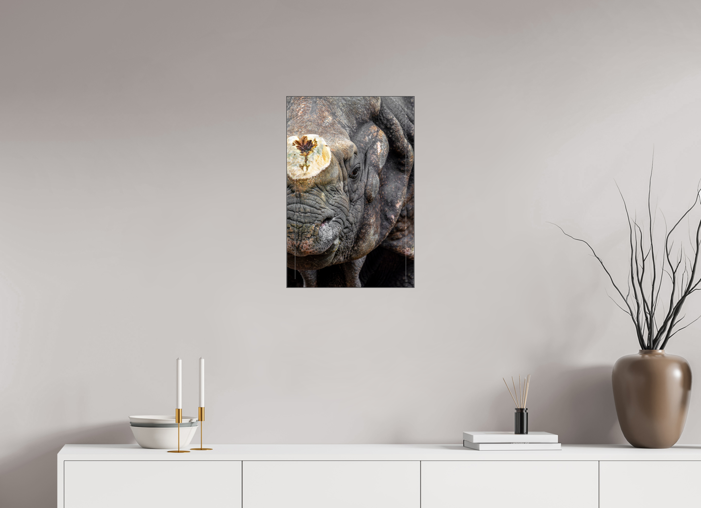 40 x 60 cm, Foto-Abzug hinter Acrylglas glänzend Iron Majesty