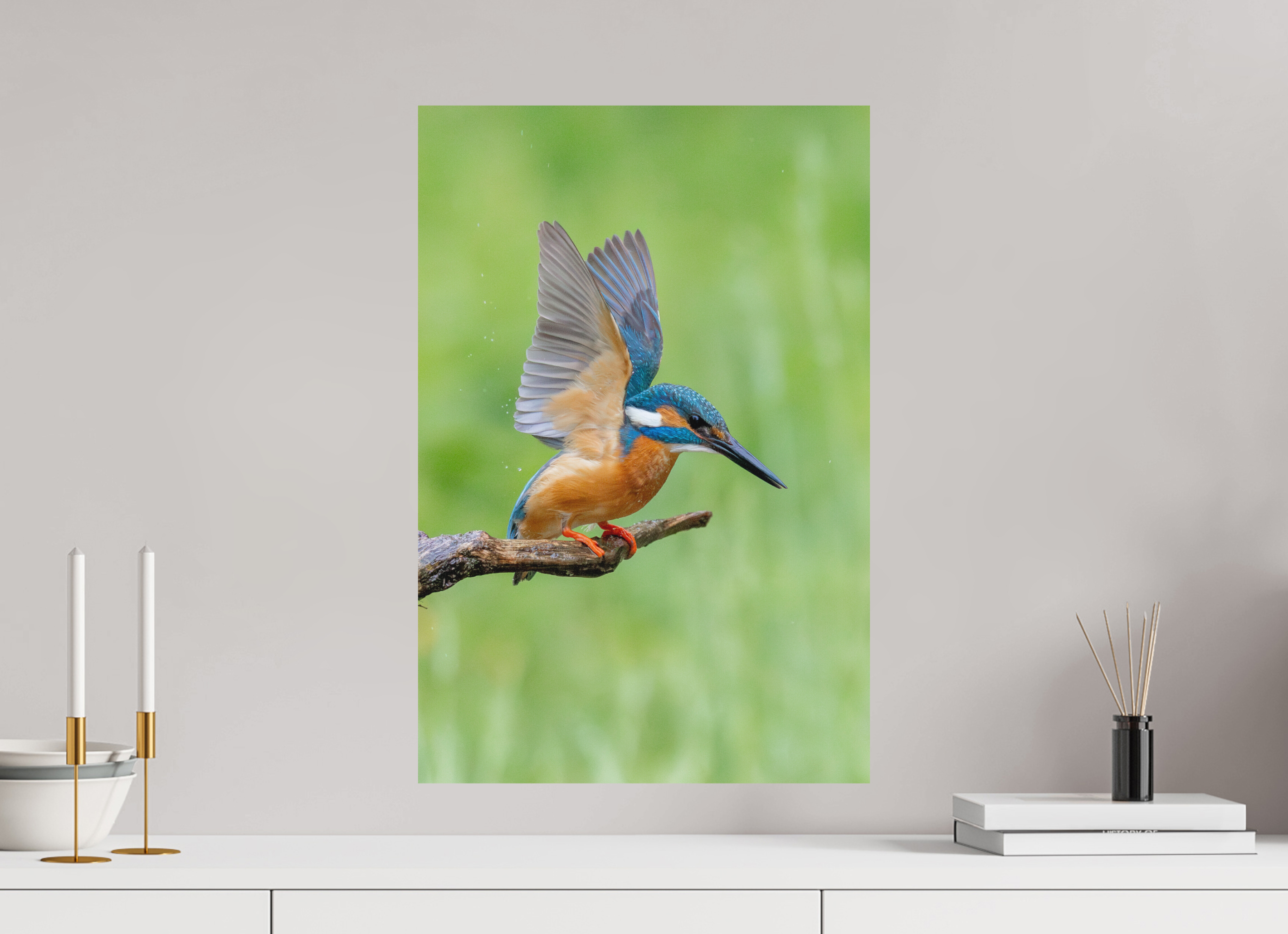 40 x 60 cm, Fine-Art Matt Emerald Wings