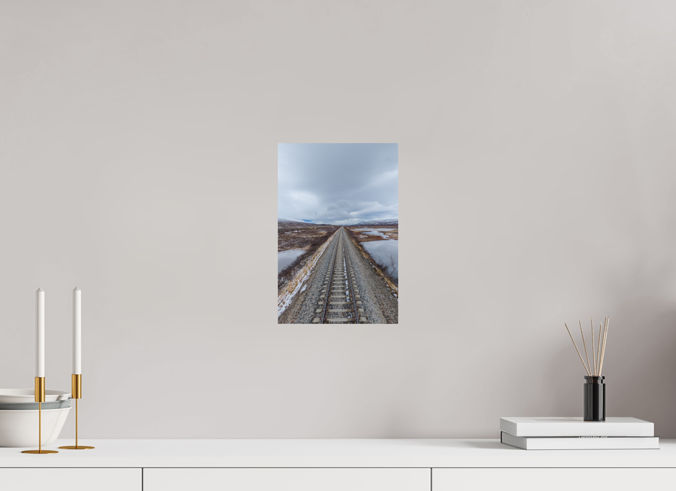 20 x 30 cm, Fine Art Print auf Alu-Dibond Endless Tracks