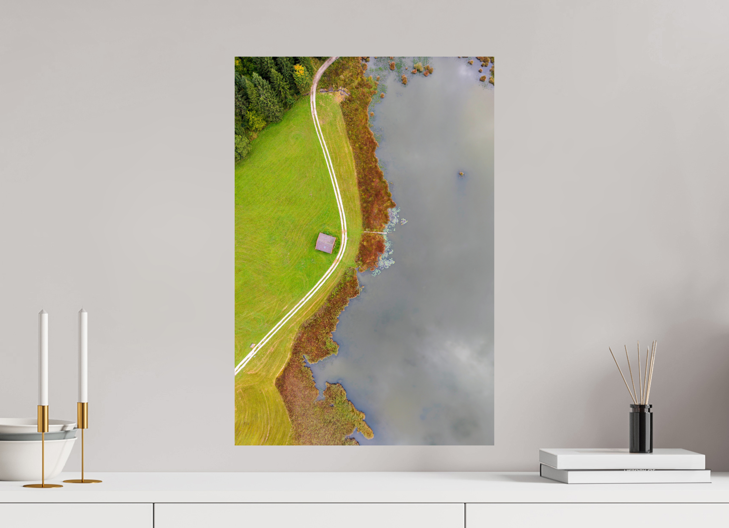 40 x 60 cm, Fine Art Print auf Alu-Dibond Lines of Tranquility