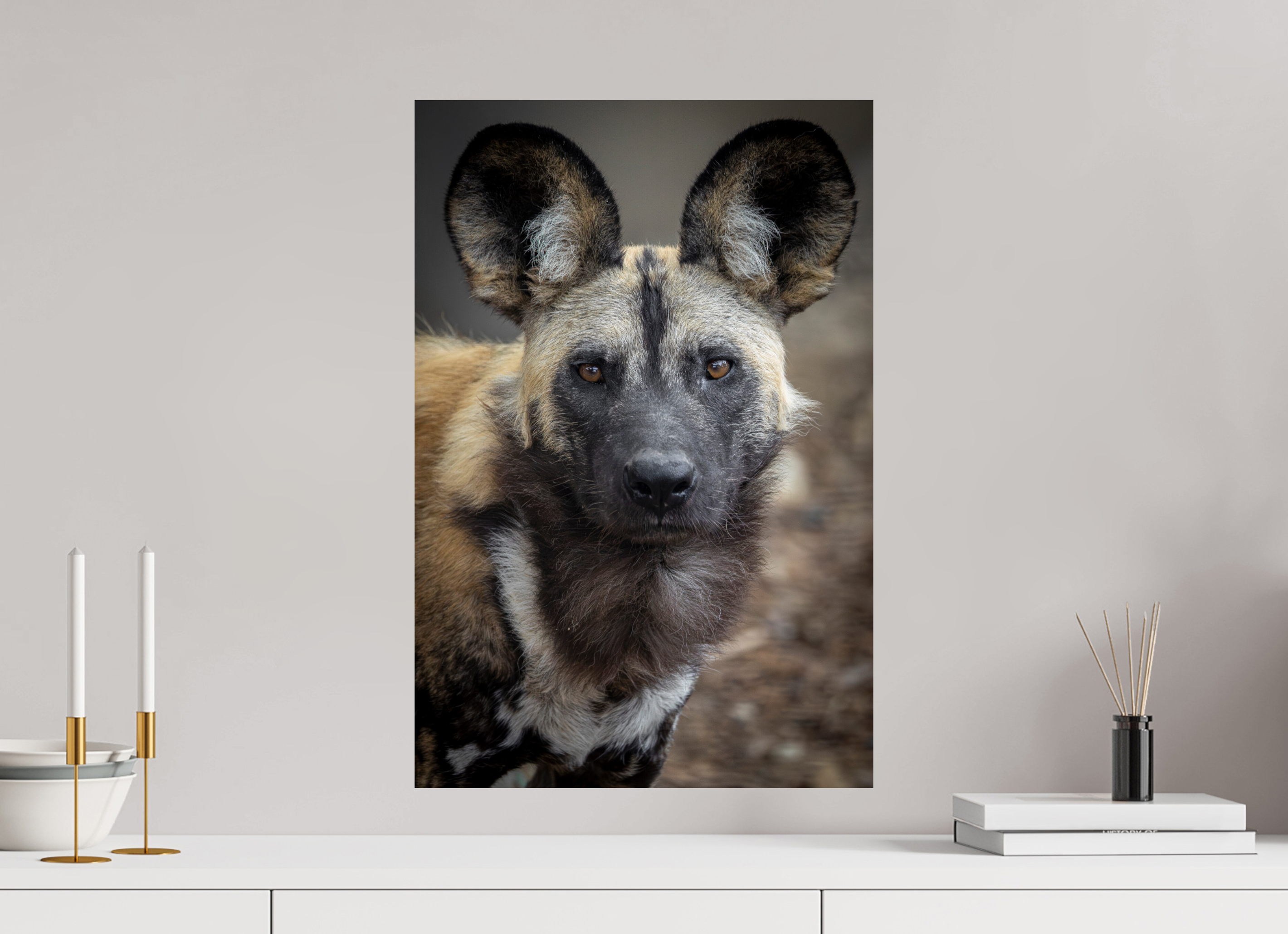 40 x 60 cm, Fine Art Print auf Alu-Dibond Savannah Spirit