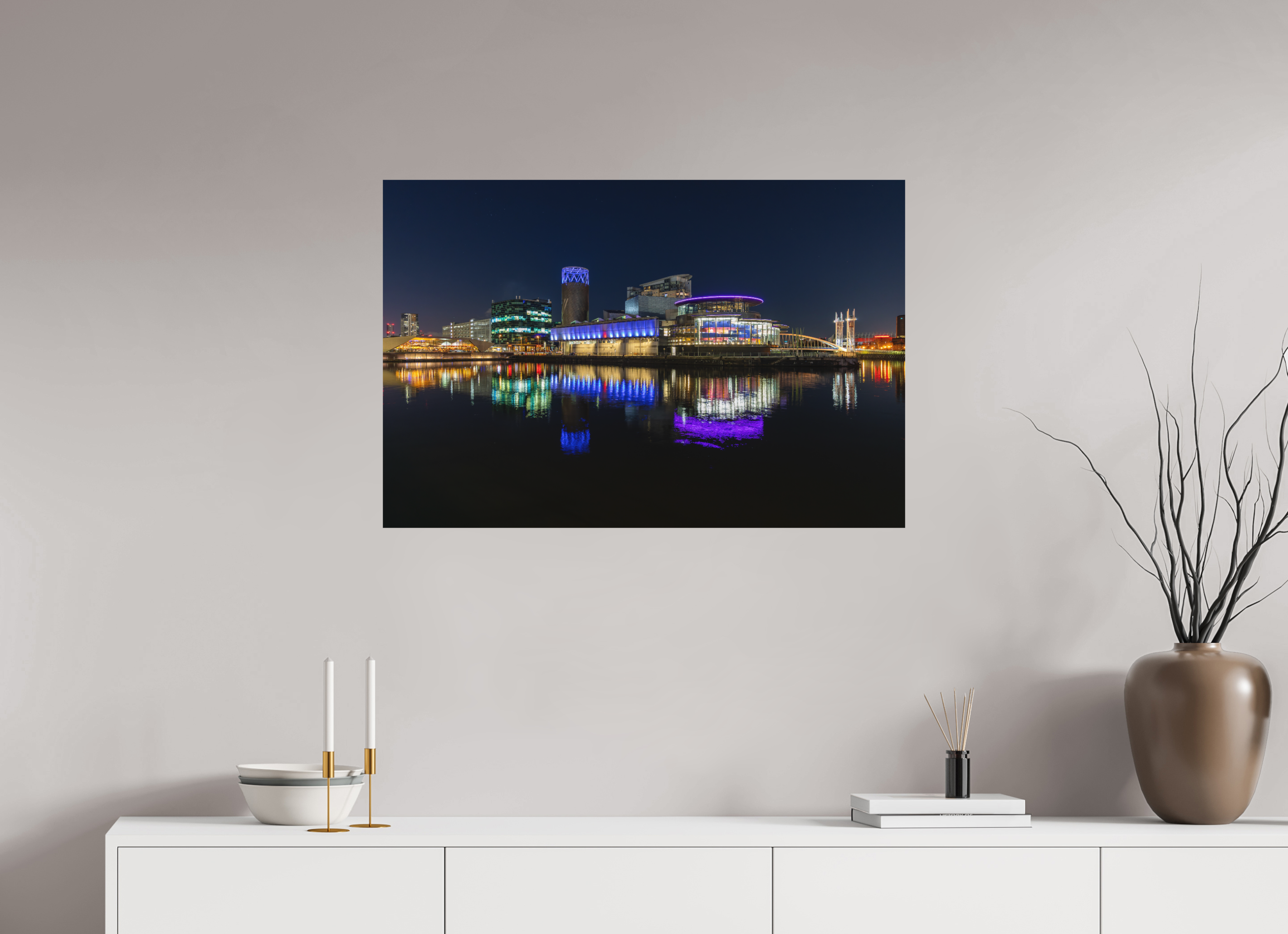 90 x 60 cm, Fine-Art Print Matt Urban Reflections