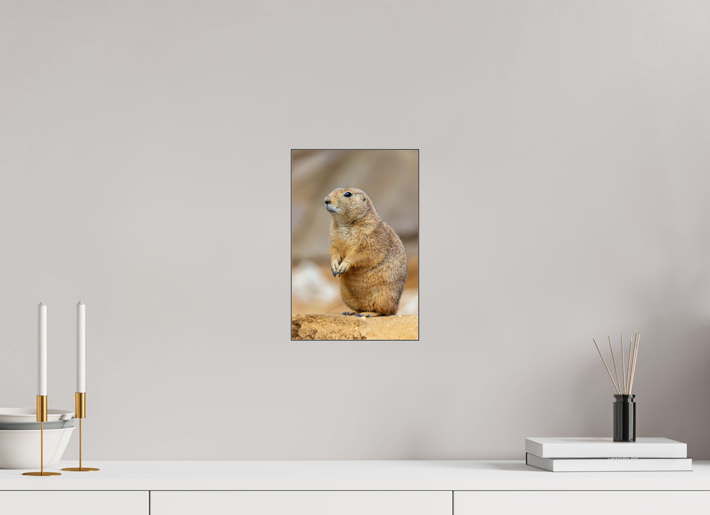 20 x 30 cm, Foto-Abzug hinter Acrylglas glänzend Standing Watch