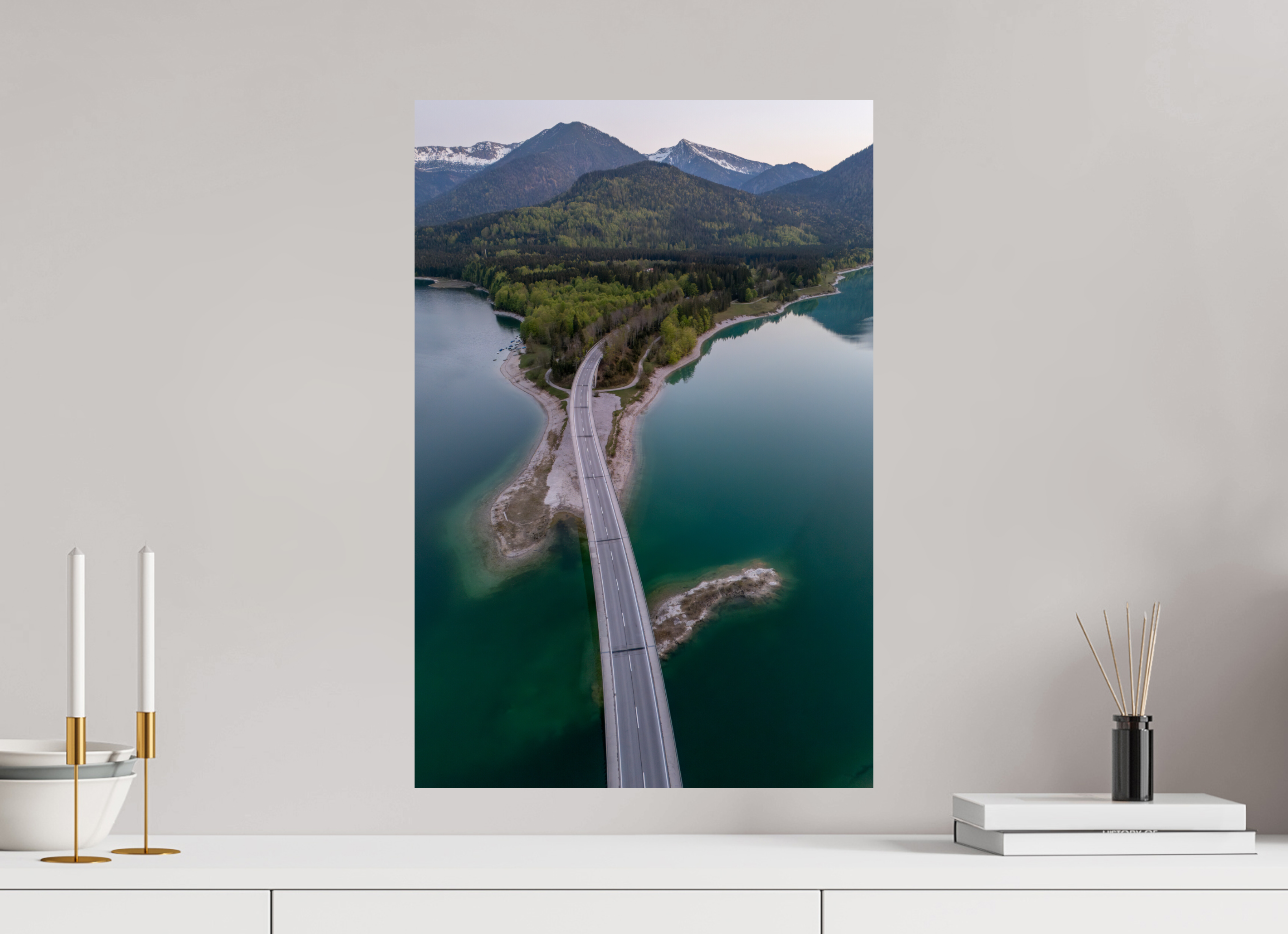 40 x 60 cm, Fine Art Print auf Alu-Dibond Bridge to Serenity