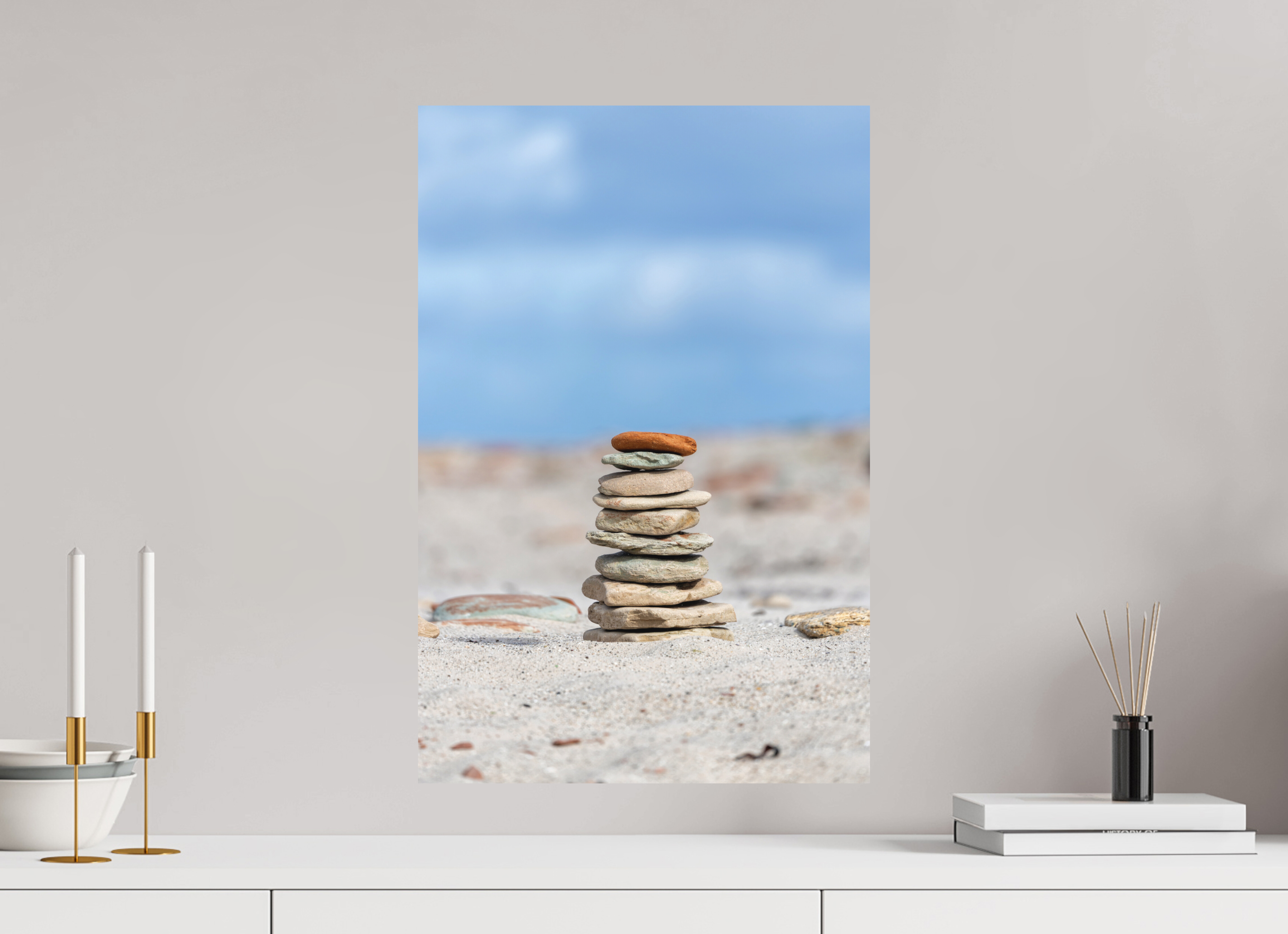 40 x 60 cm, Fine-Art Print Matt Stones of Serenity