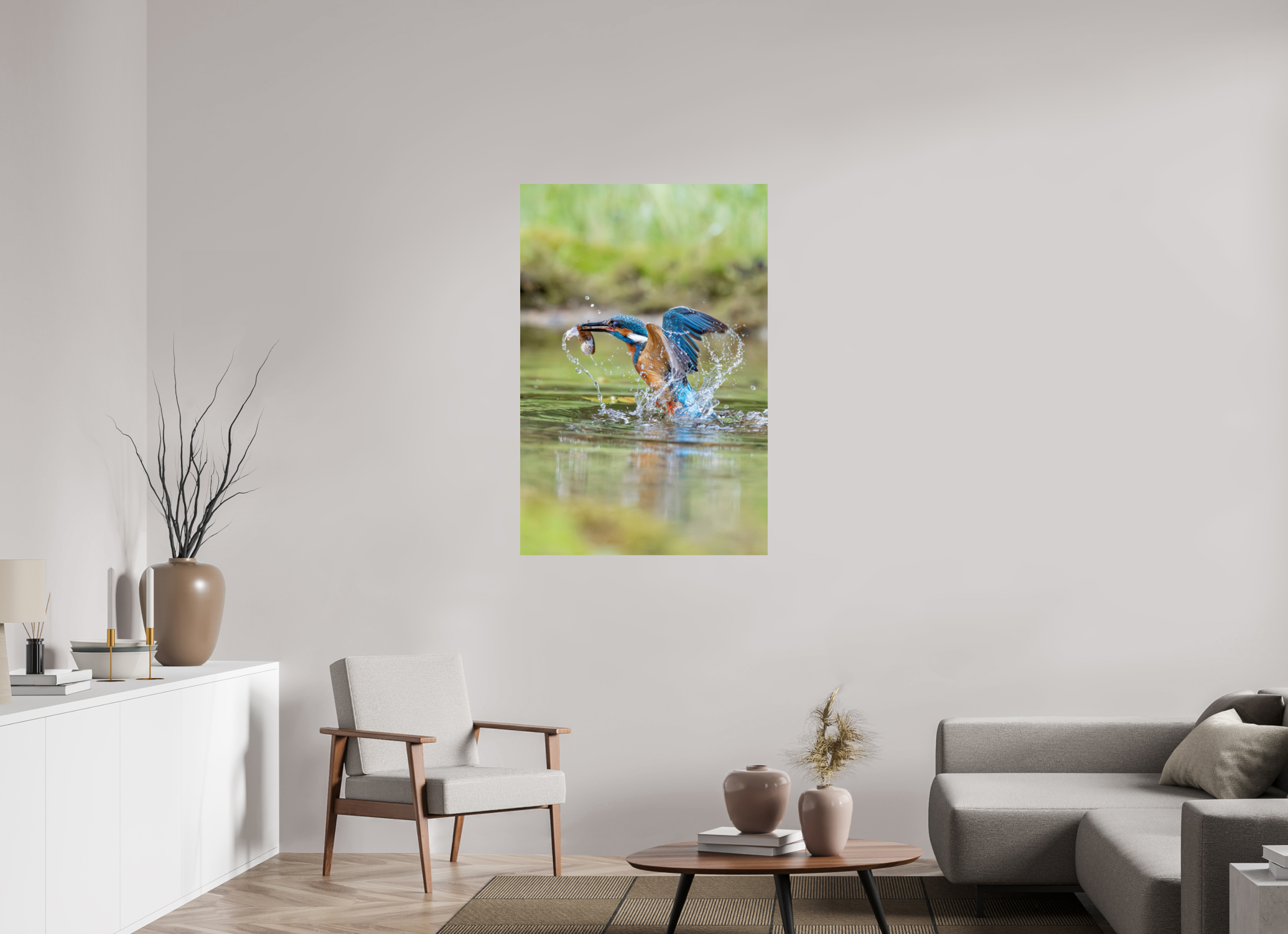 80 x 120 cm, Fine Art Print auf Alu-Dibond Catch of the Day