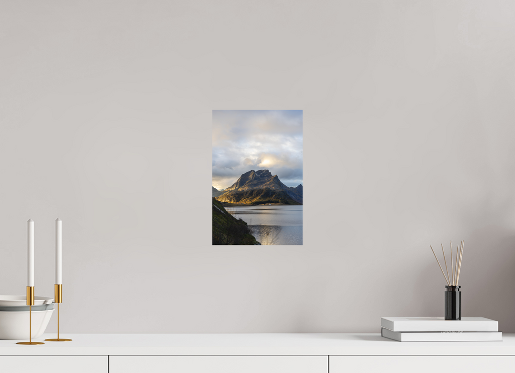 20 x 30 cm, Fine-Art Matt Light over the Peaks