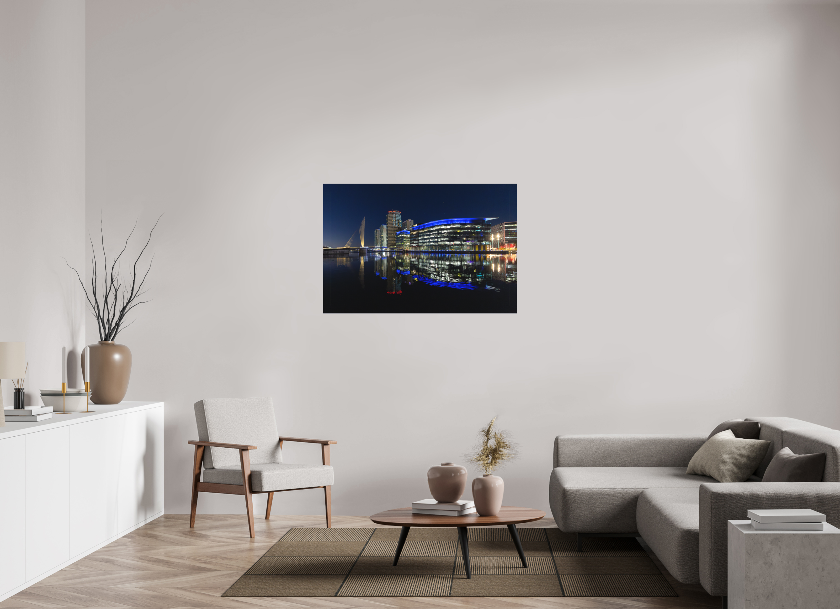 120 x 80 cm, Leinwand City After Dark