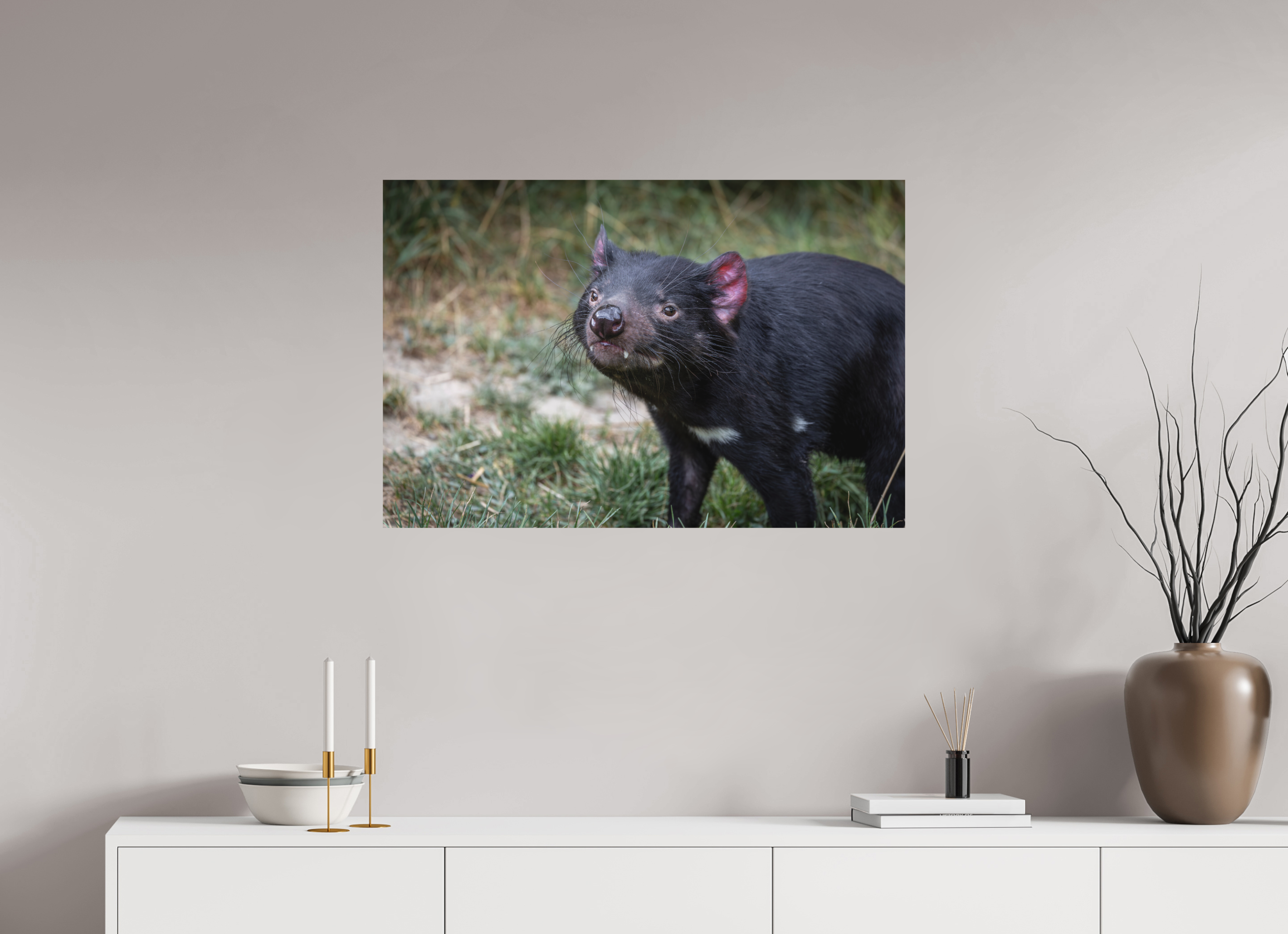 90 x 60 cm, Fine-Art Print Matt Friendly Devil