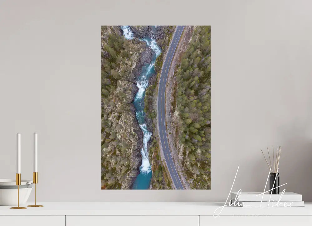 40 x 60 cm, Fine-Art Matt Aerial Rapids