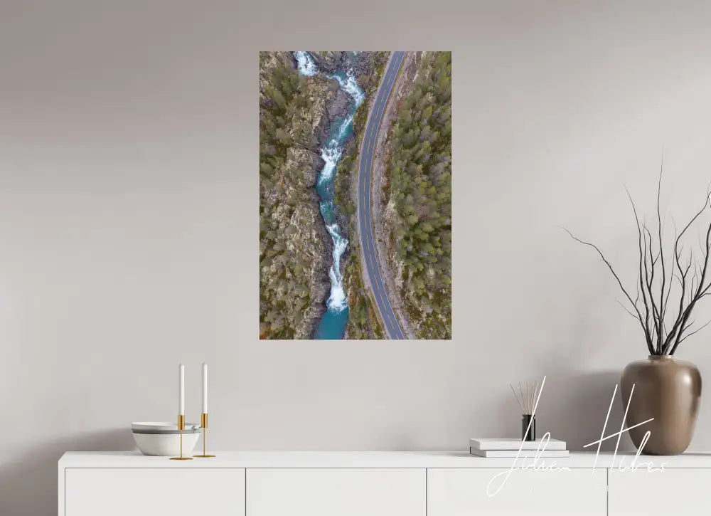 60 x 90 cm, Fine-Art Matt Aerial Rapids