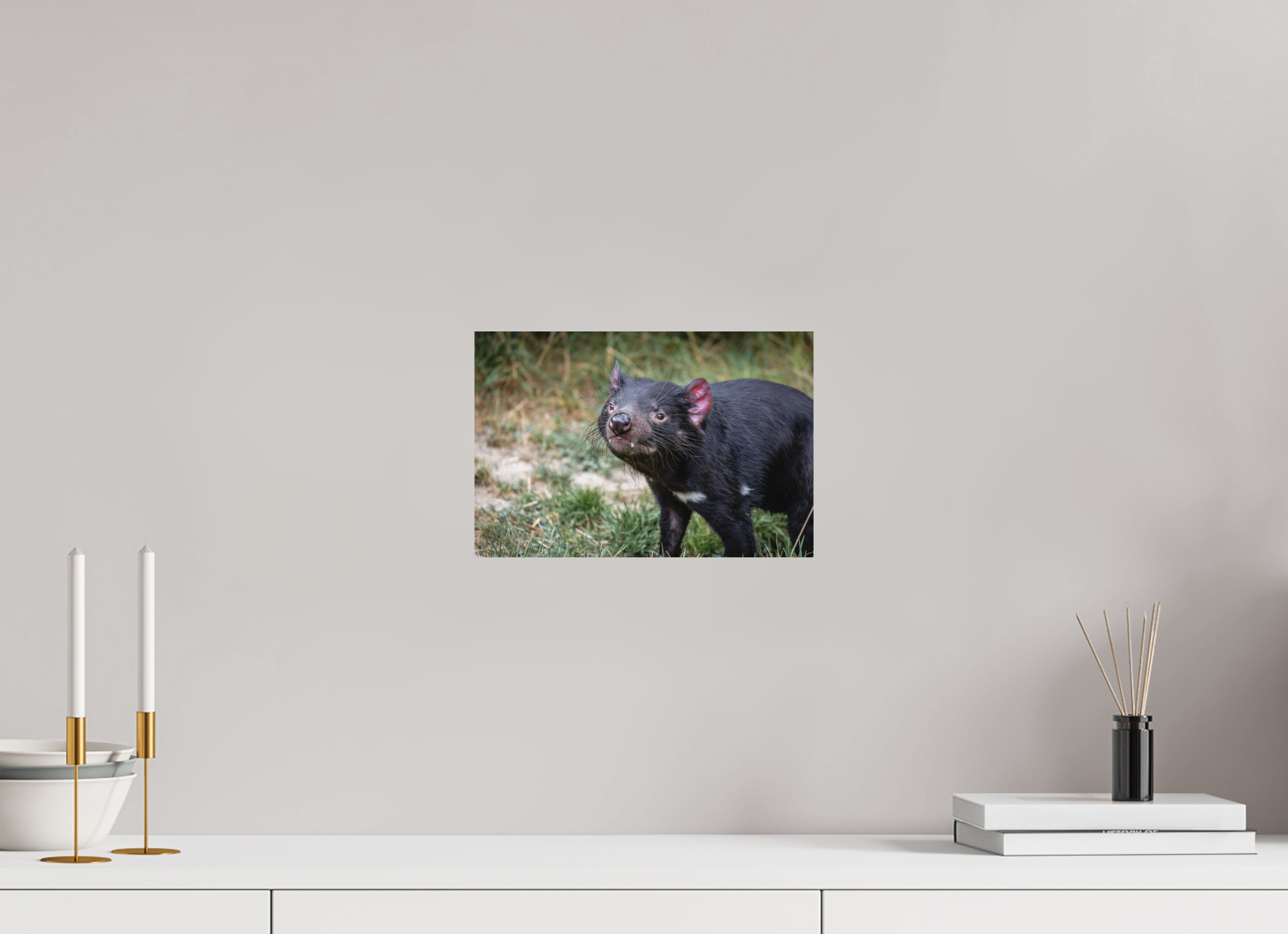 30 x 20 cm, Fine-Art Print Matt Friendly Devil