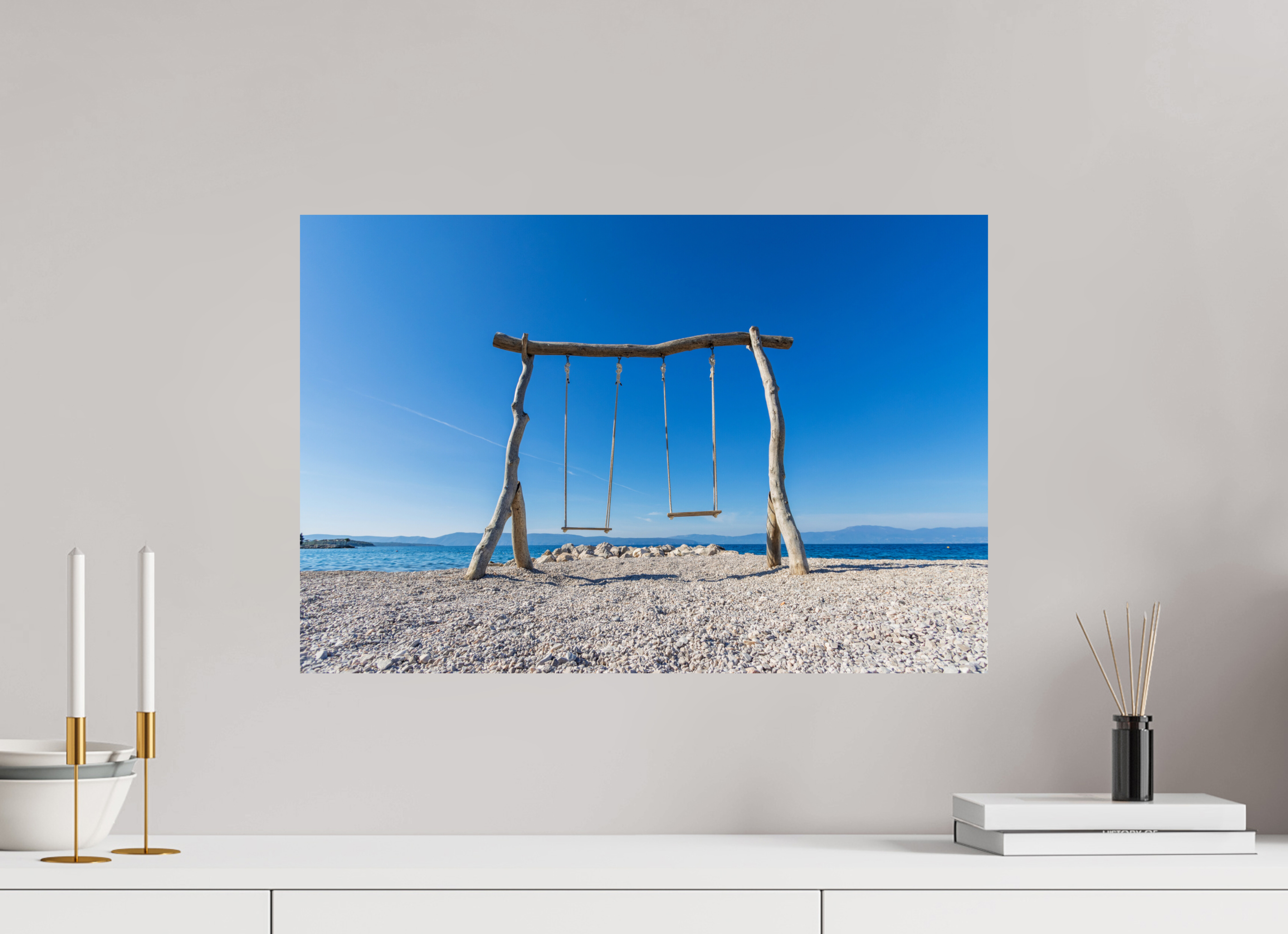 60 x 40 cm, Fine Art Print auf Alu-Dibond Between Sky and Sea