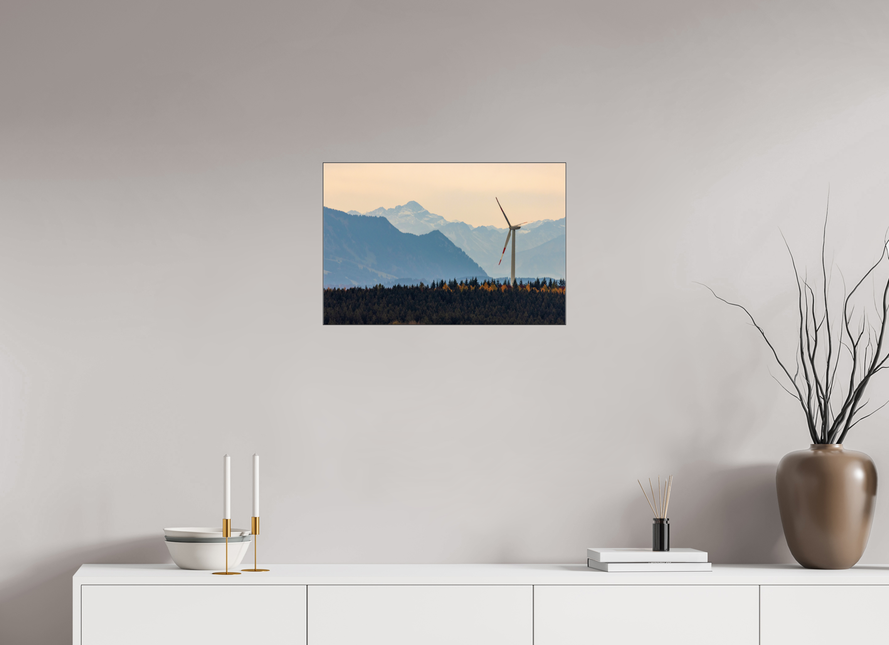 60 x 40 cm, Foto-Abzug hinter Acrylglas glänzend Silent Power