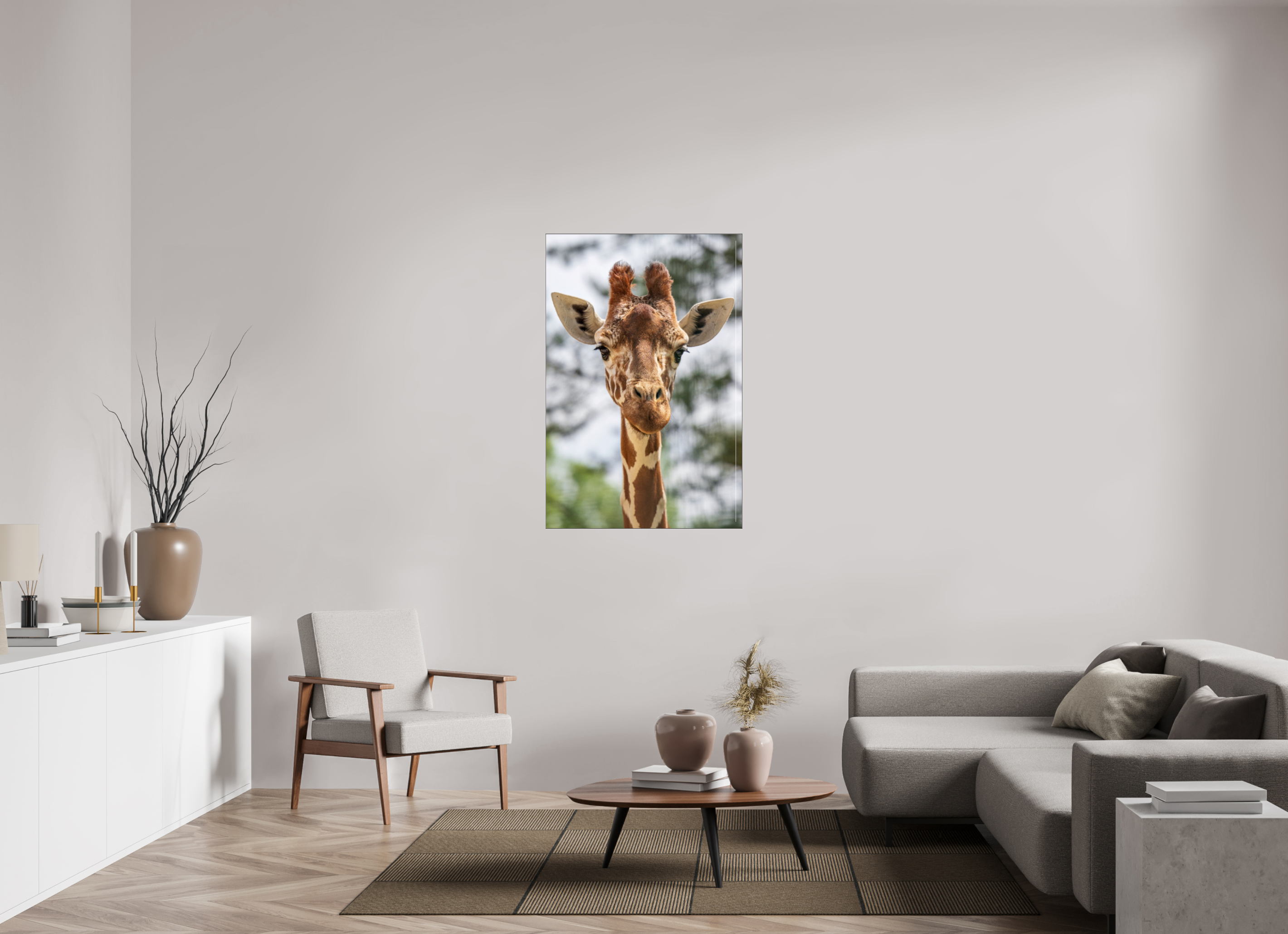 80 x 120 cm, Foto-Abzug hinter Acrylglas glänzend Savanna Soul