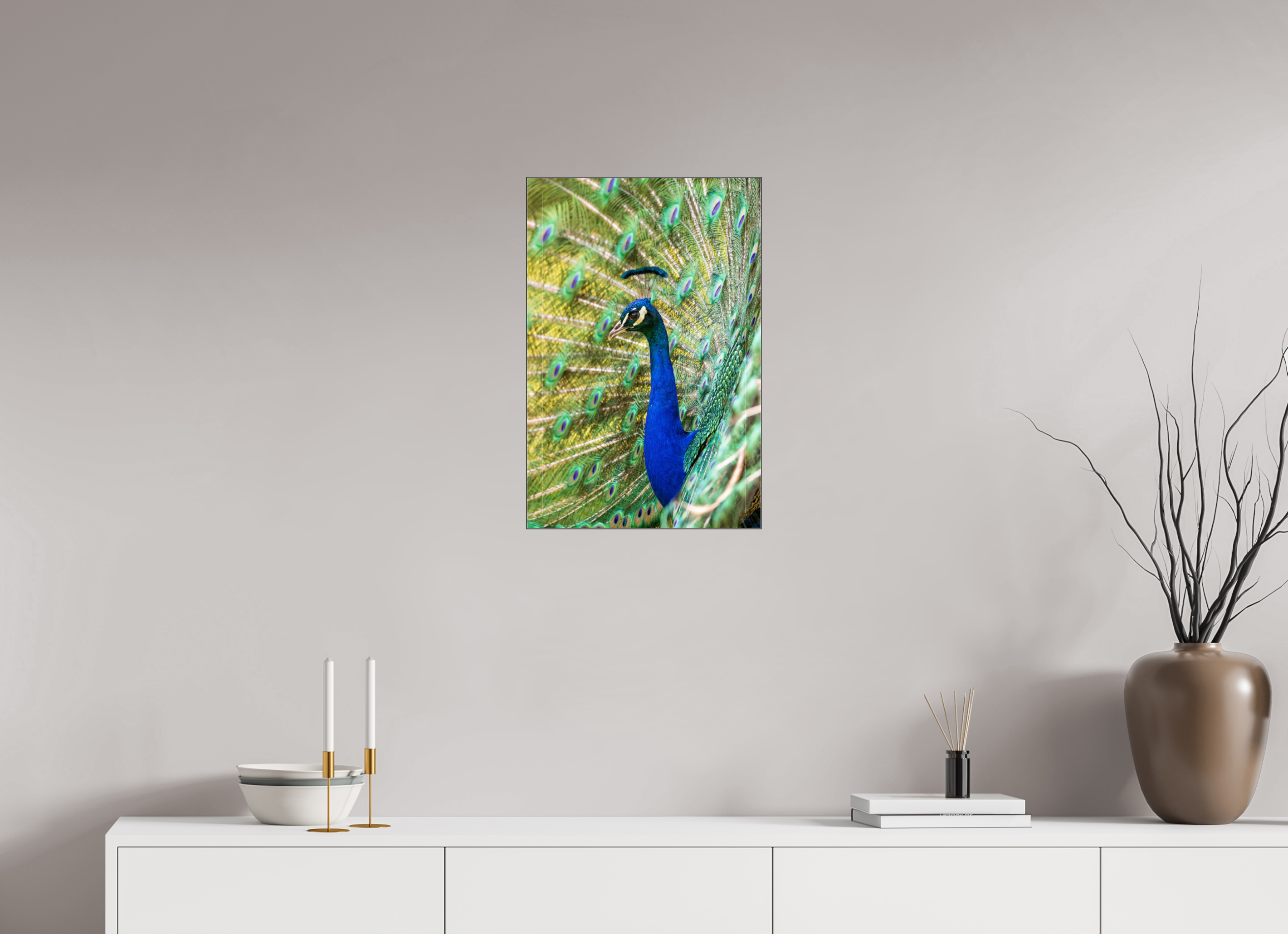 40 x 60 cm, Foto-Abzug hinter Acrylglas glänzend Majestic Profile