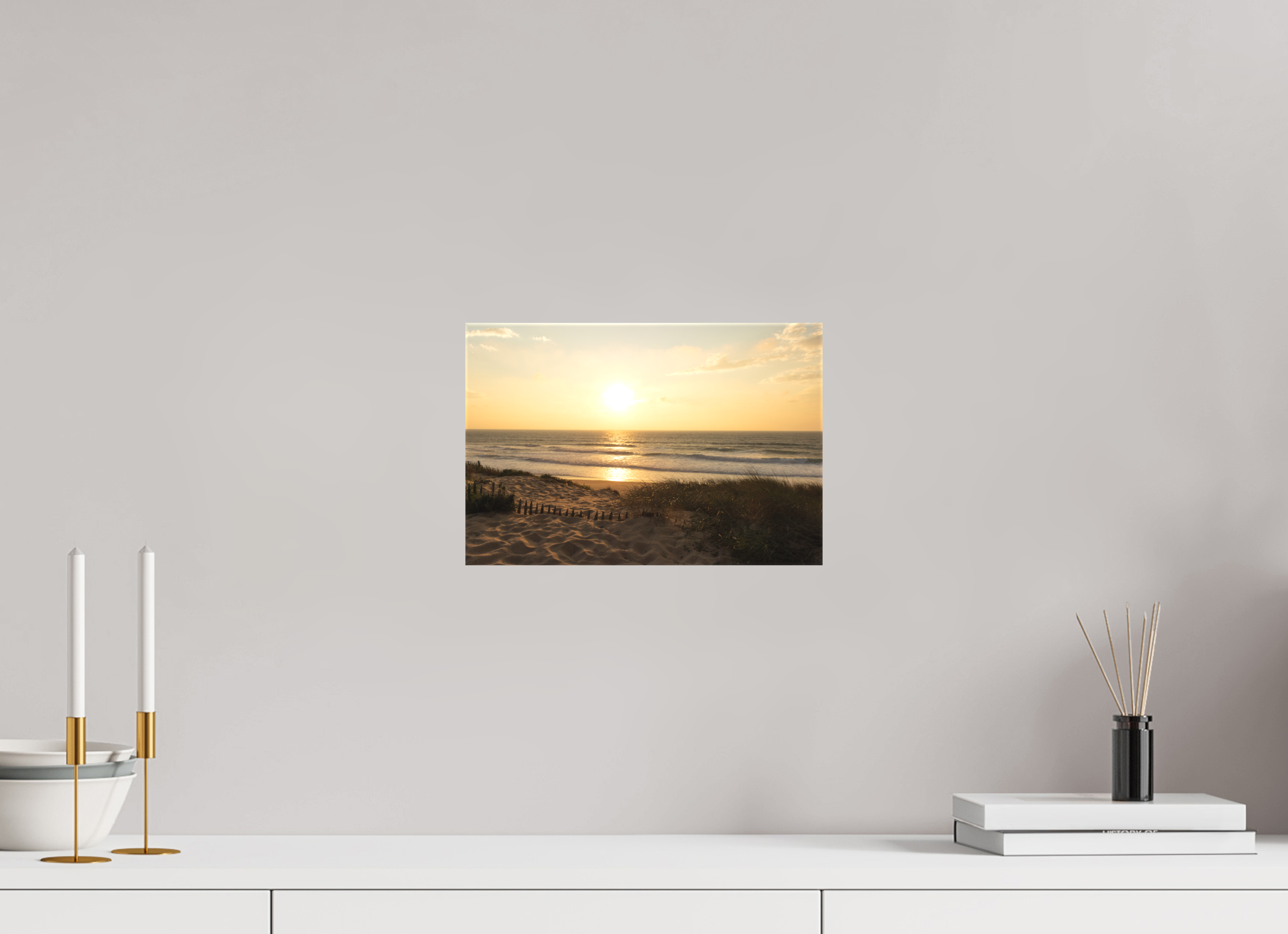 30 x 20 cm, Leinwand Atlantic Glow