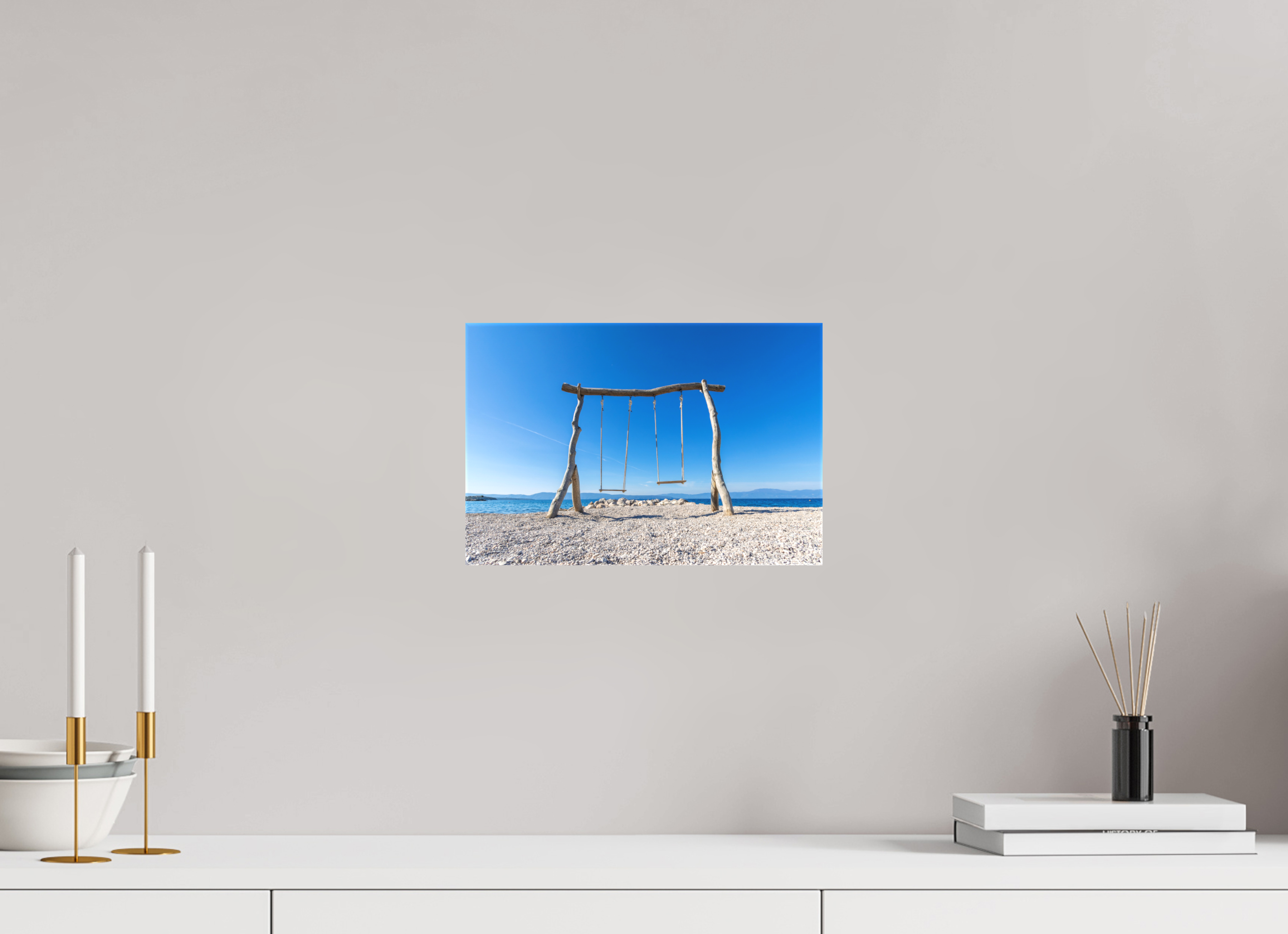 30 x 20 cm, Leinwand Between Sky and Sea