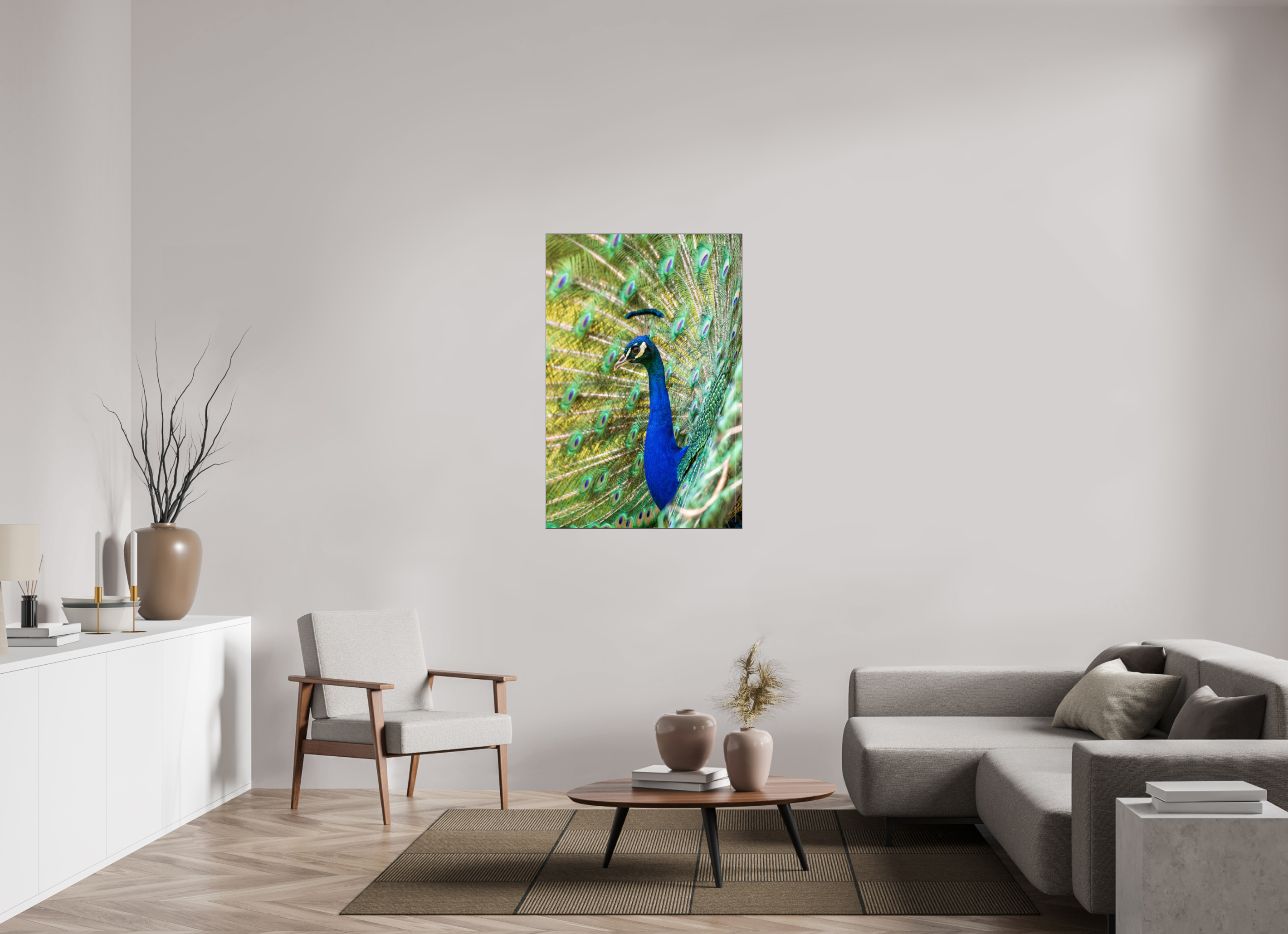 80 x 120 cm, Foto-Abzug hinter Acrylglas glänzend Majestic Profile