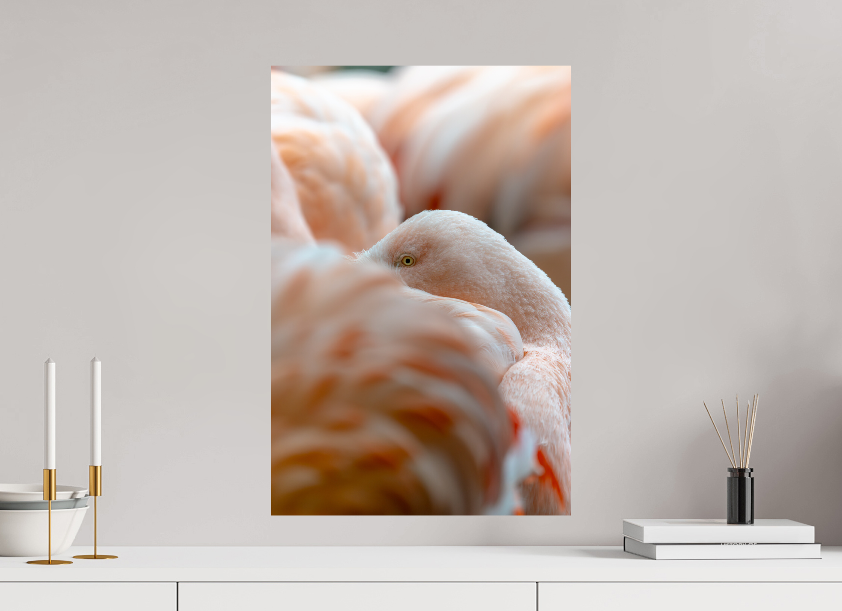 40 x 60 cm, Fine Art Print auf Alu-Dibond Among the Flock