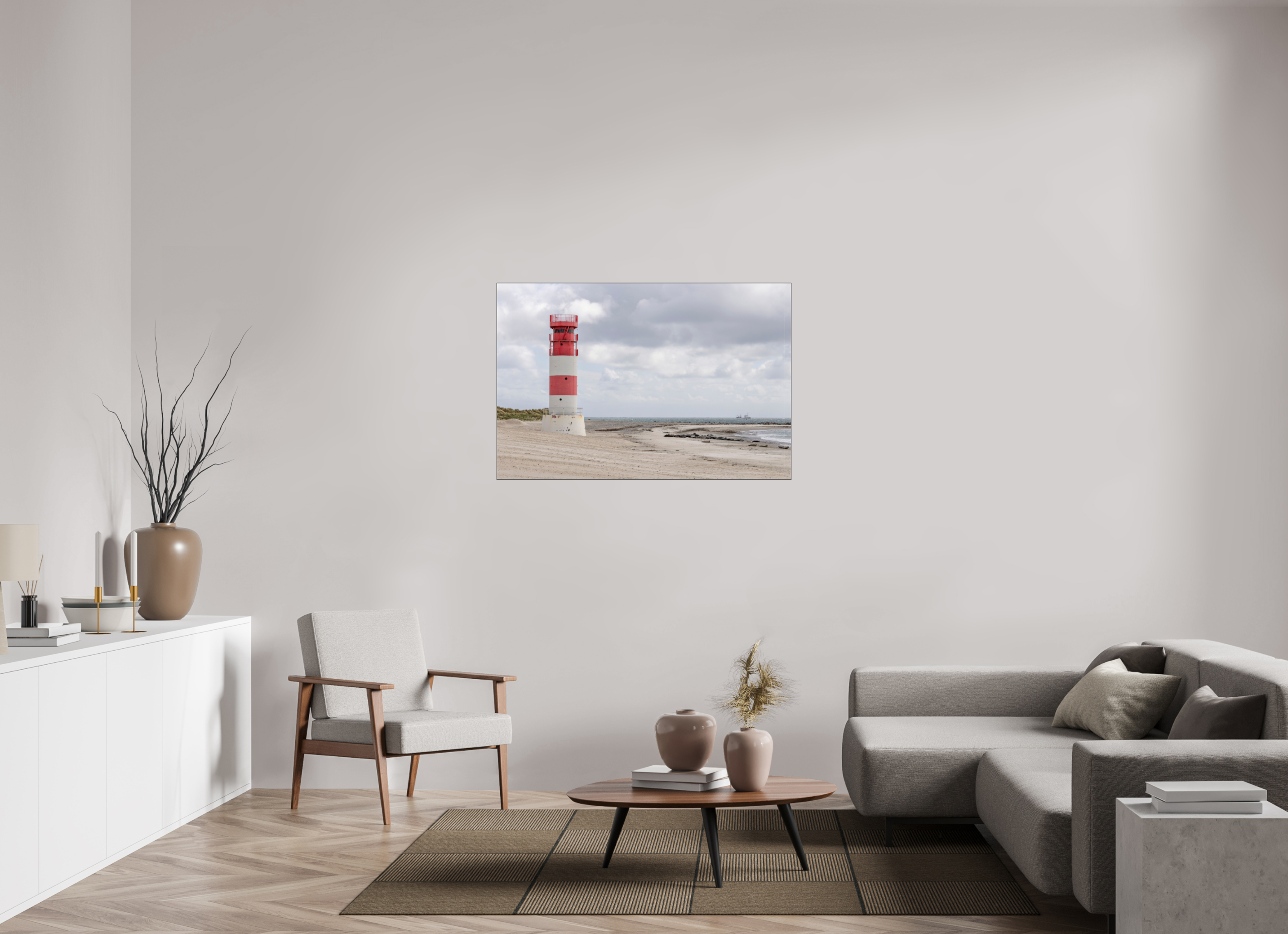 120 x 80 cm, Foto-Abzug hinter Acrylglas glänzend Coastal Sanctuary