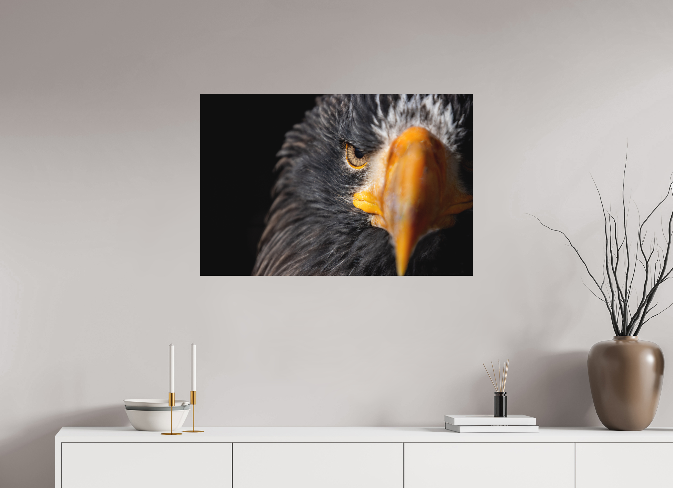 90 x 60 cm, Fine-Art Matt Piercing Gaze