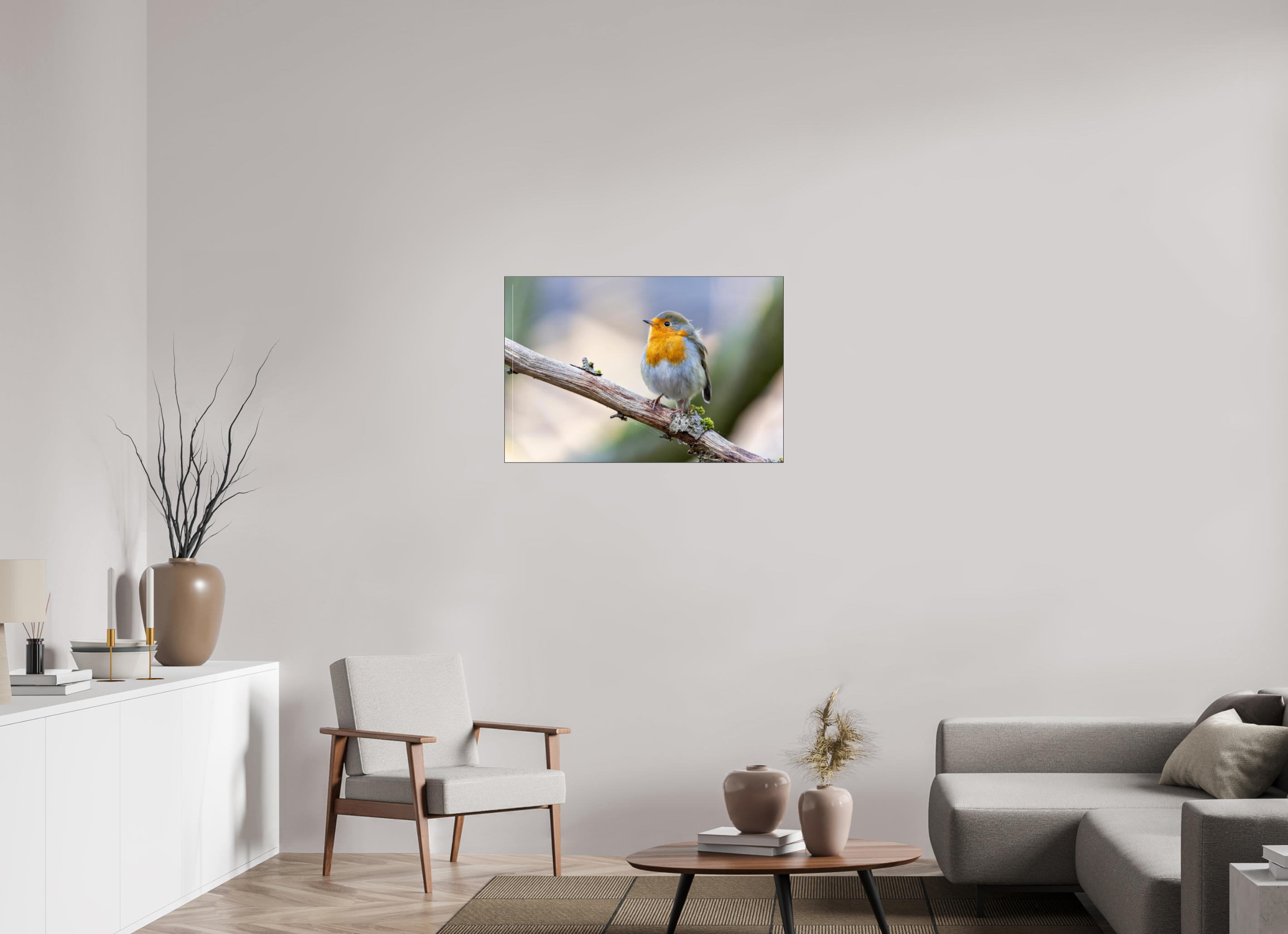 90 x 60 cm, Foto-Abzug hinter Acrylglas glänzend Gentle Watcher