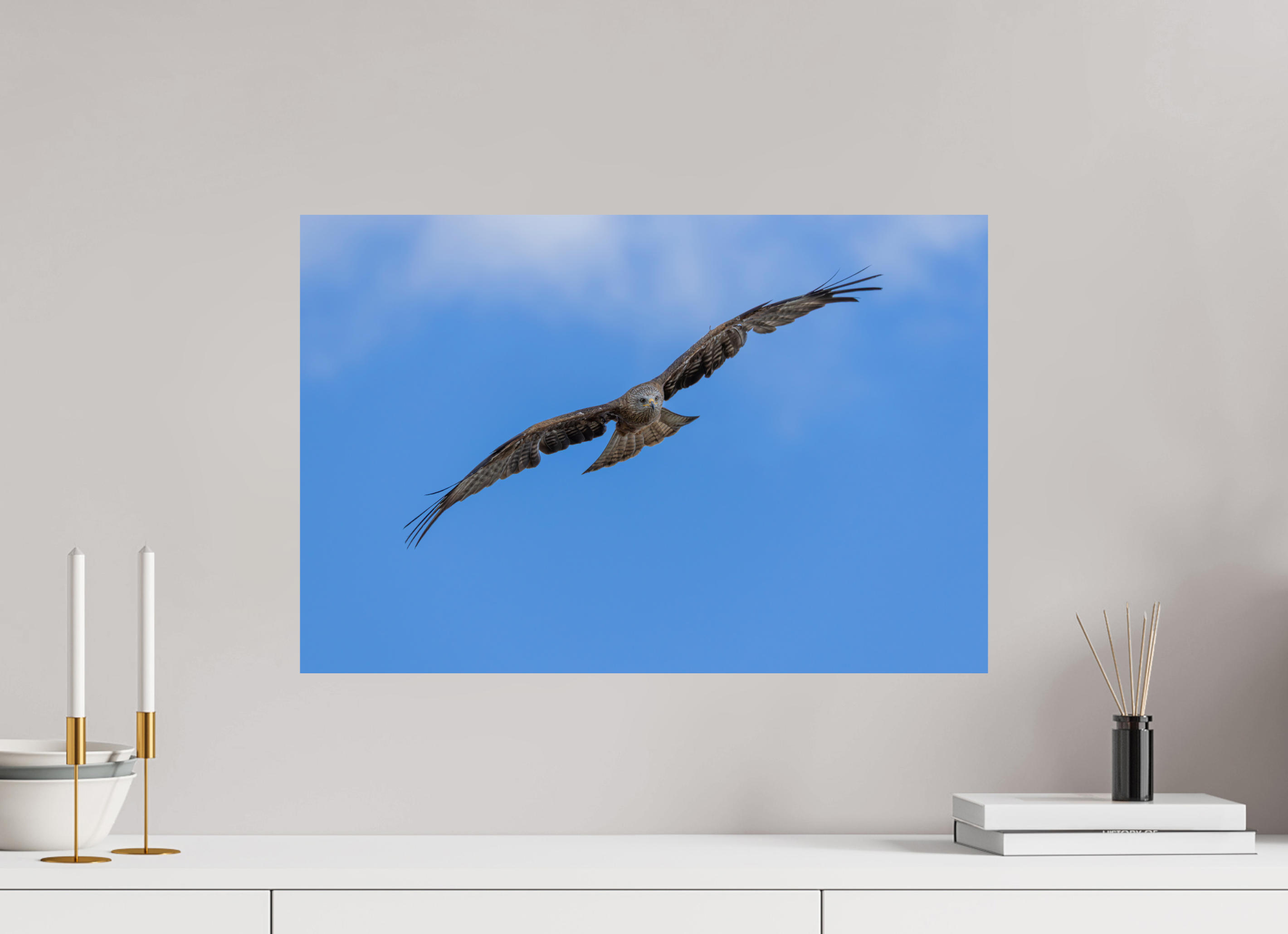 60 x 40 cm, Fine Art Print auf Alu-Dibond Hunter of the Breeze