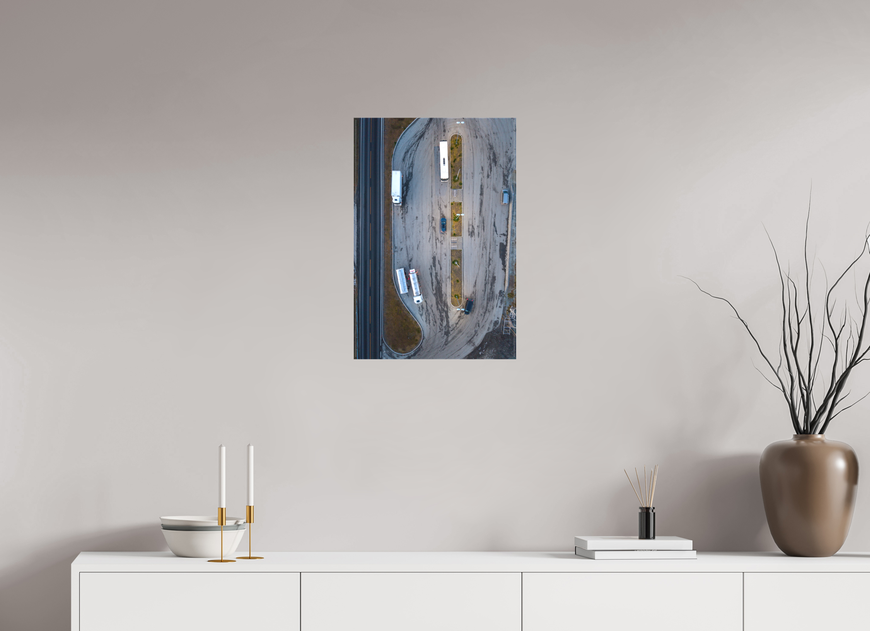 40 x 60 cm, Leinwand Pause from Above