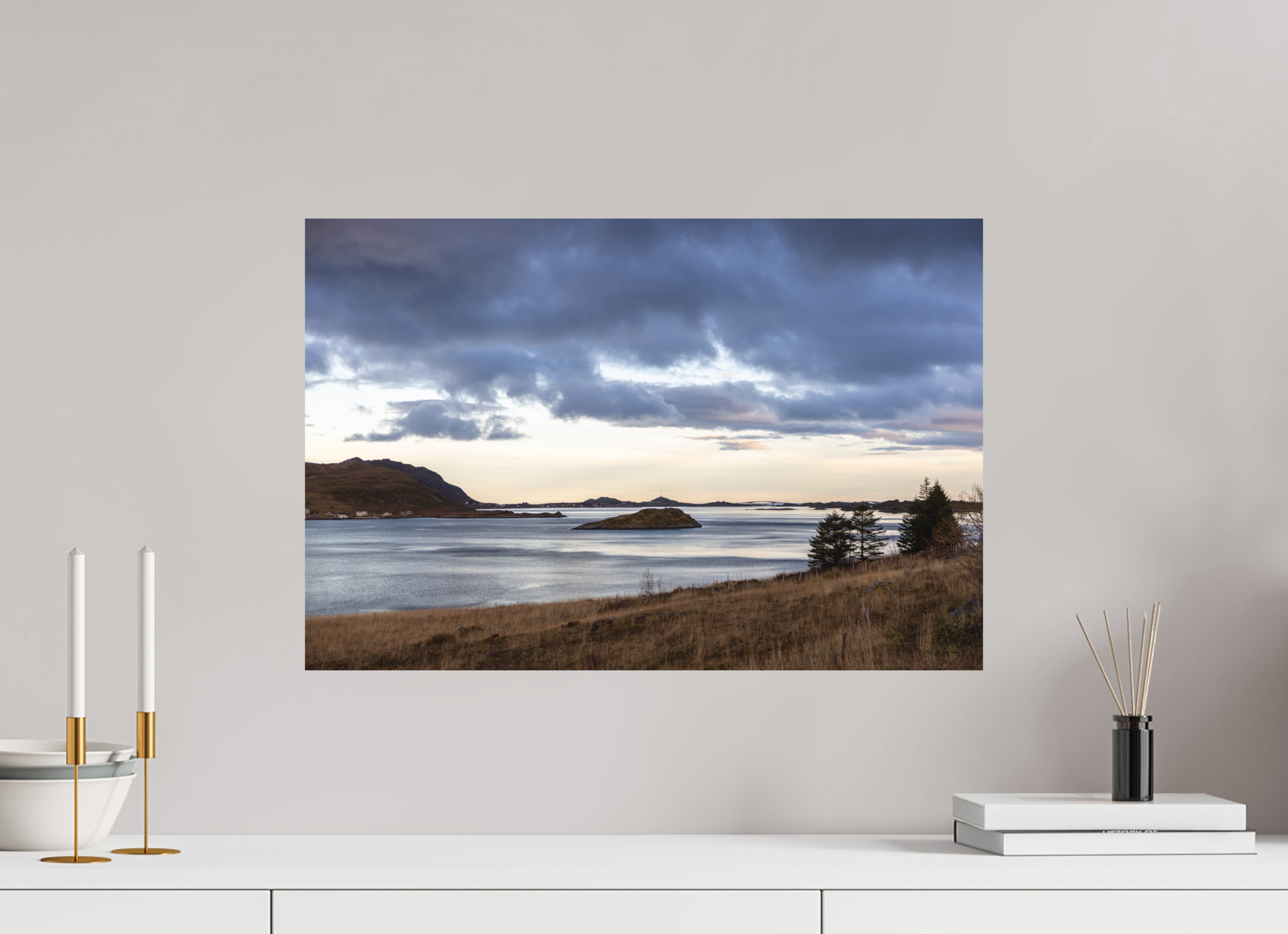 60 x 40 cm, Fine-Art Matt Evening Shore