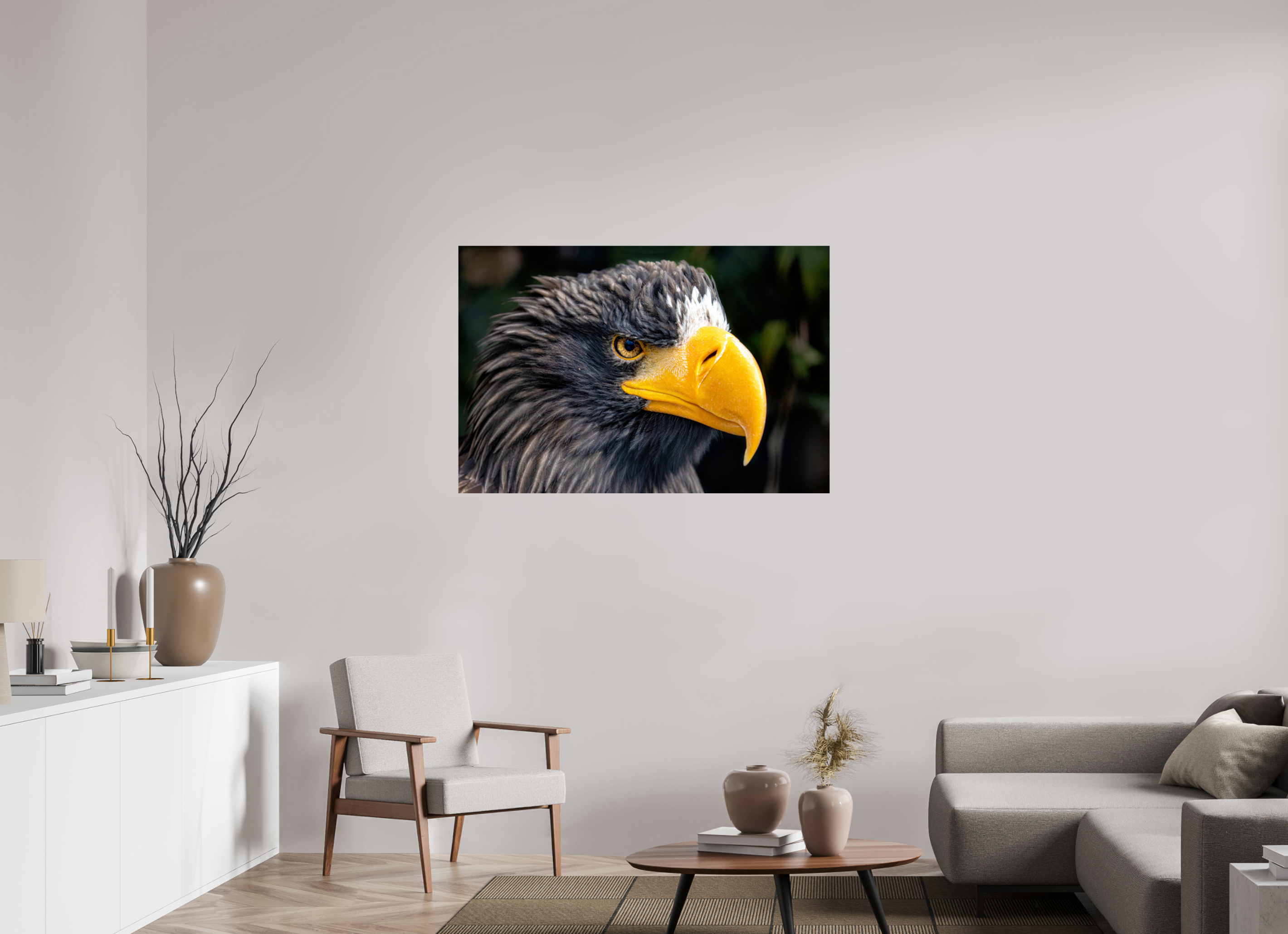 120 x 80 cm, Fine Art Print auf Alu-Dibond Imperial Gaze
