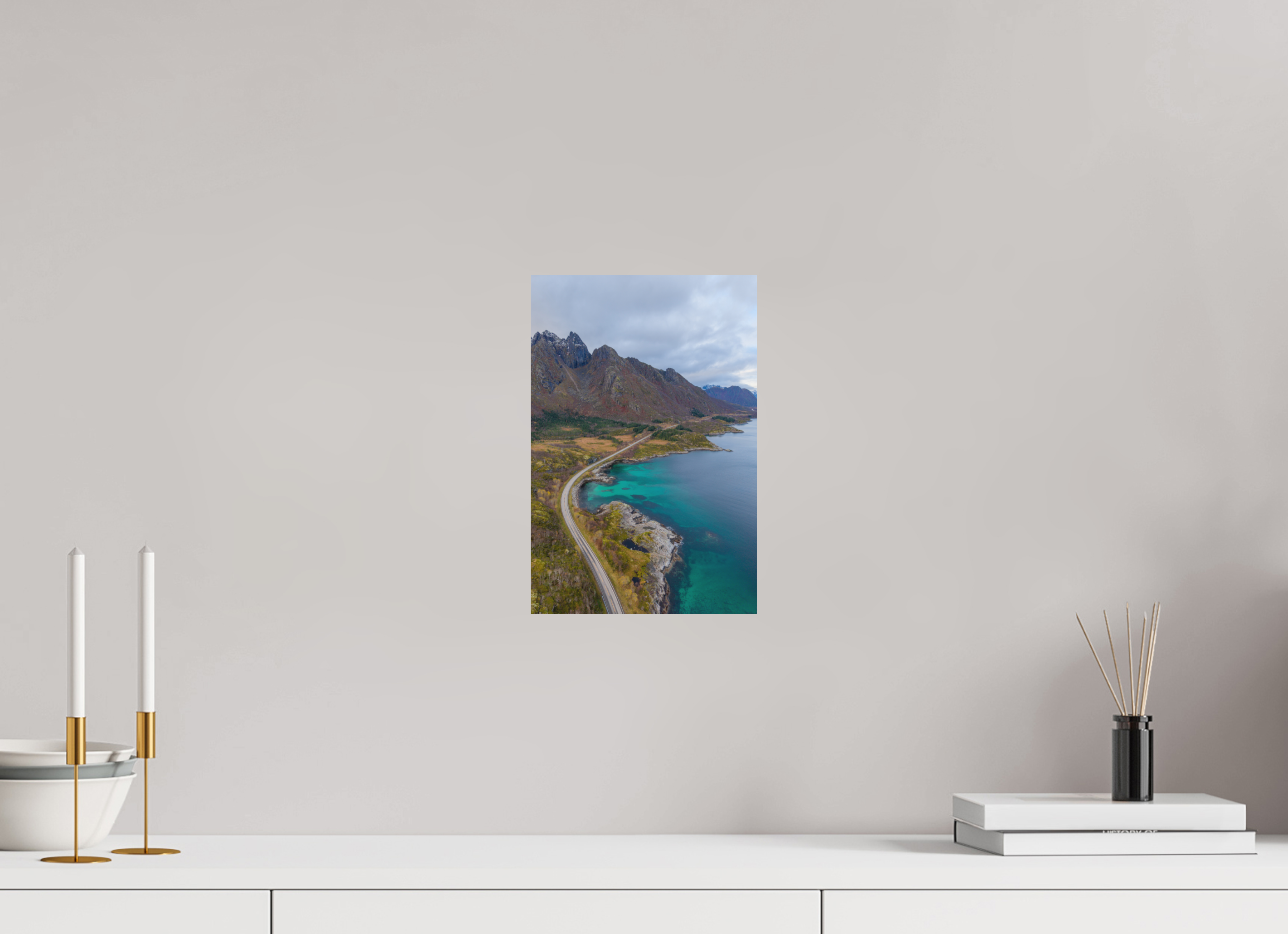 20 x 30 cm, Fine-Art Matt Cliffside Path