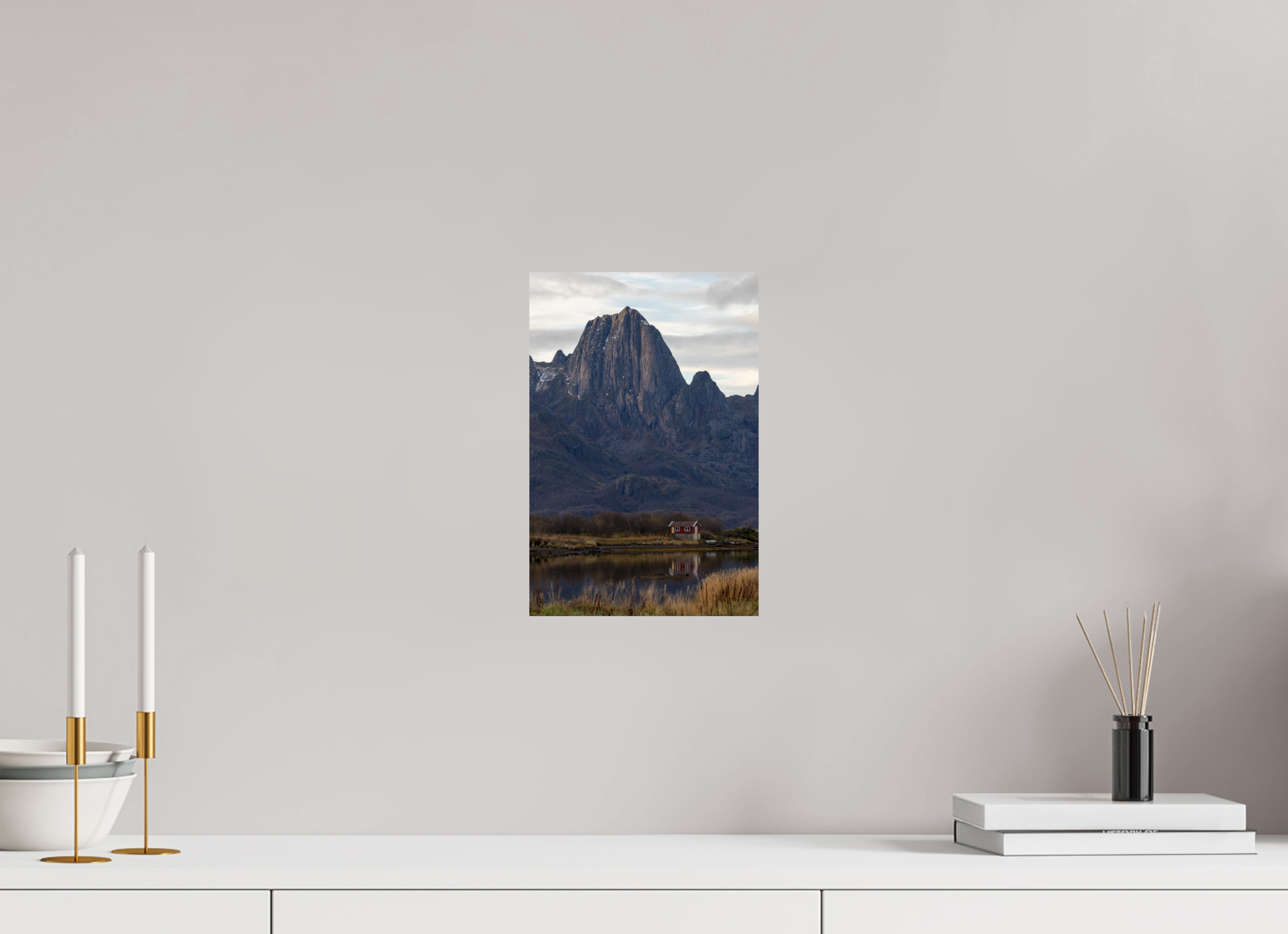 20 x 30 cm, Fine Art Print auf Alu-Dibond Mountain Refuge