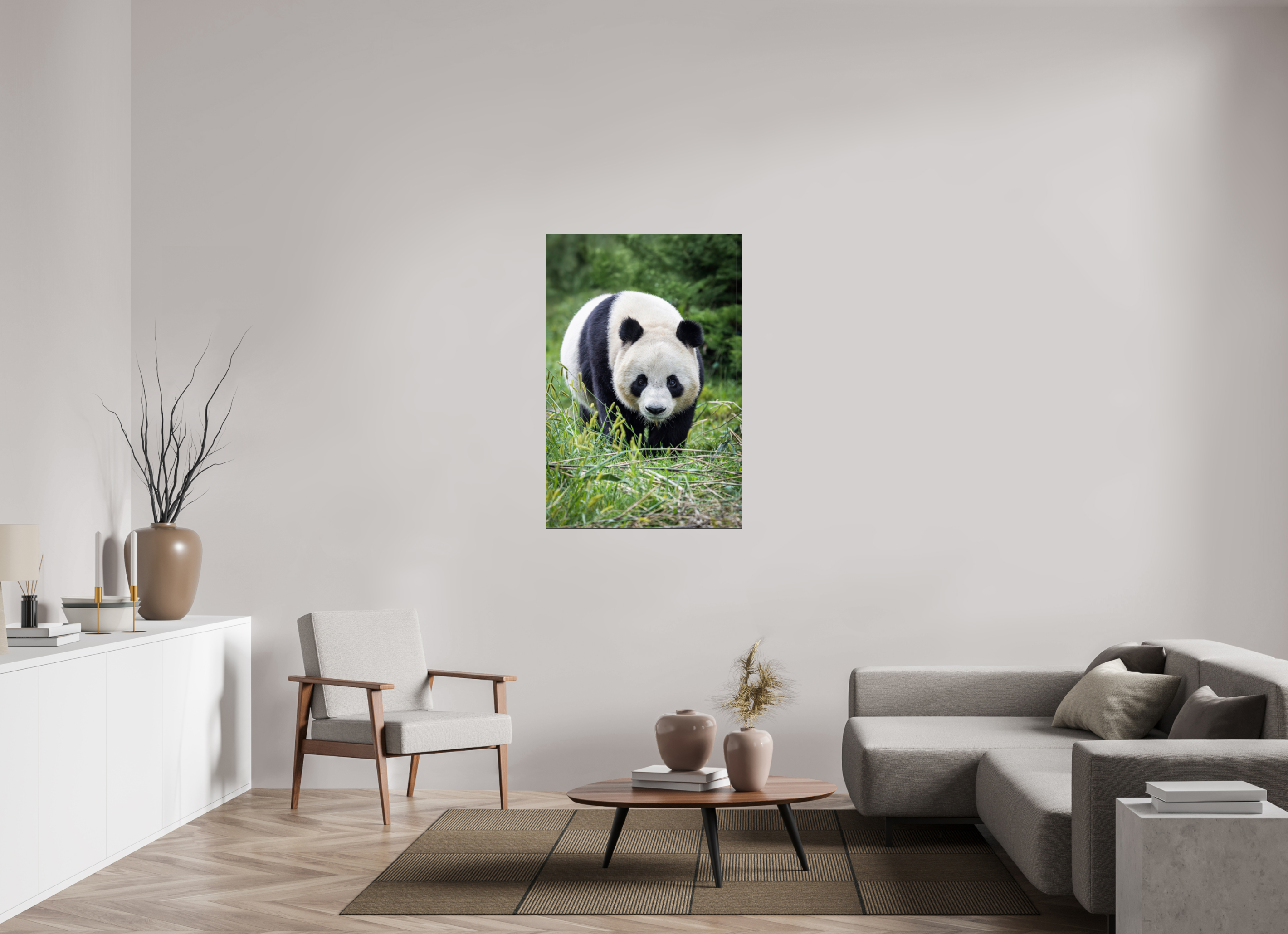 80 x 120 cm, Foto-Abzug hinter Acrylglas glänzend Forest Friend