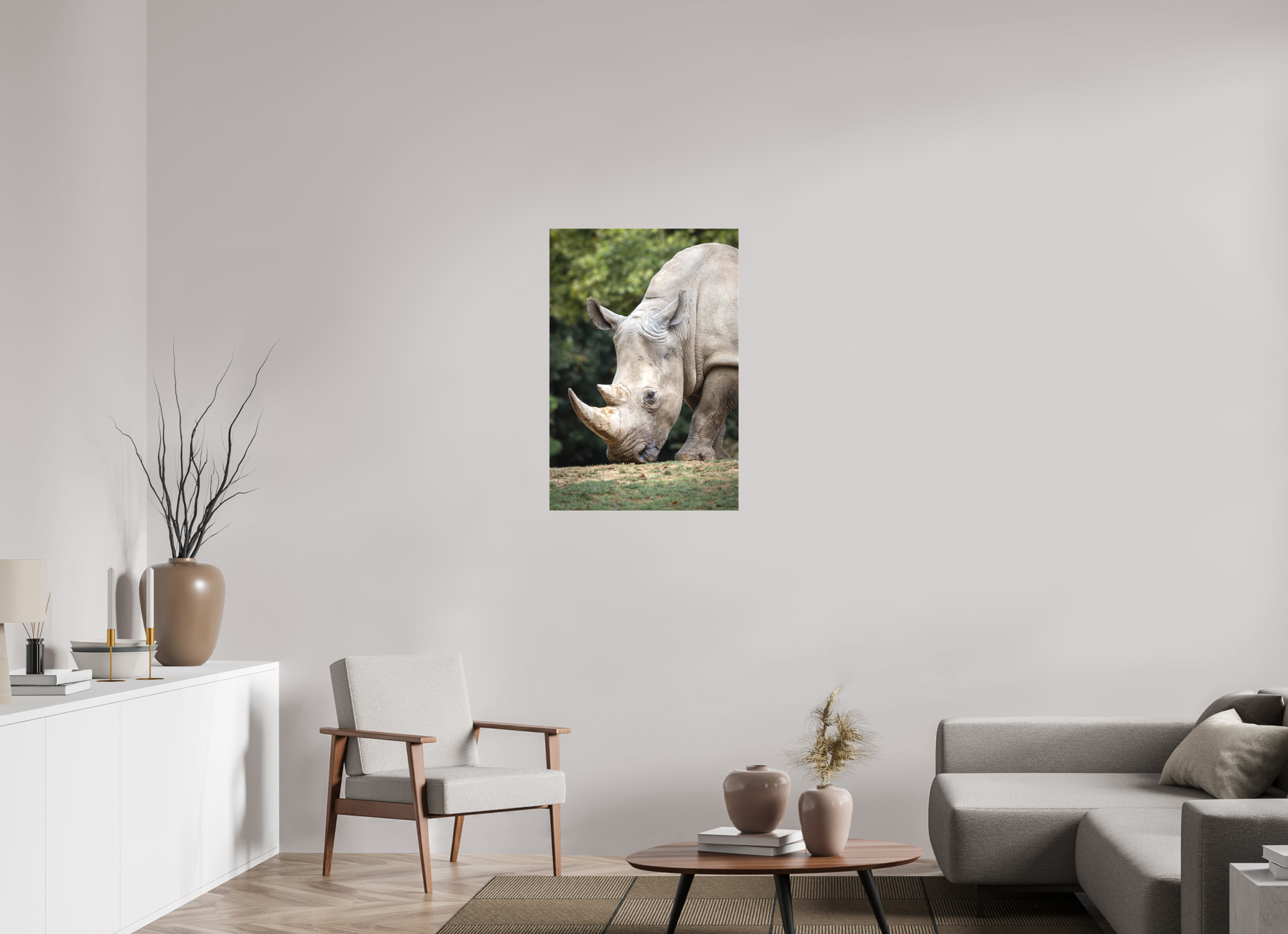 60 x 90 cm, Leinwand Gentle Grazer
