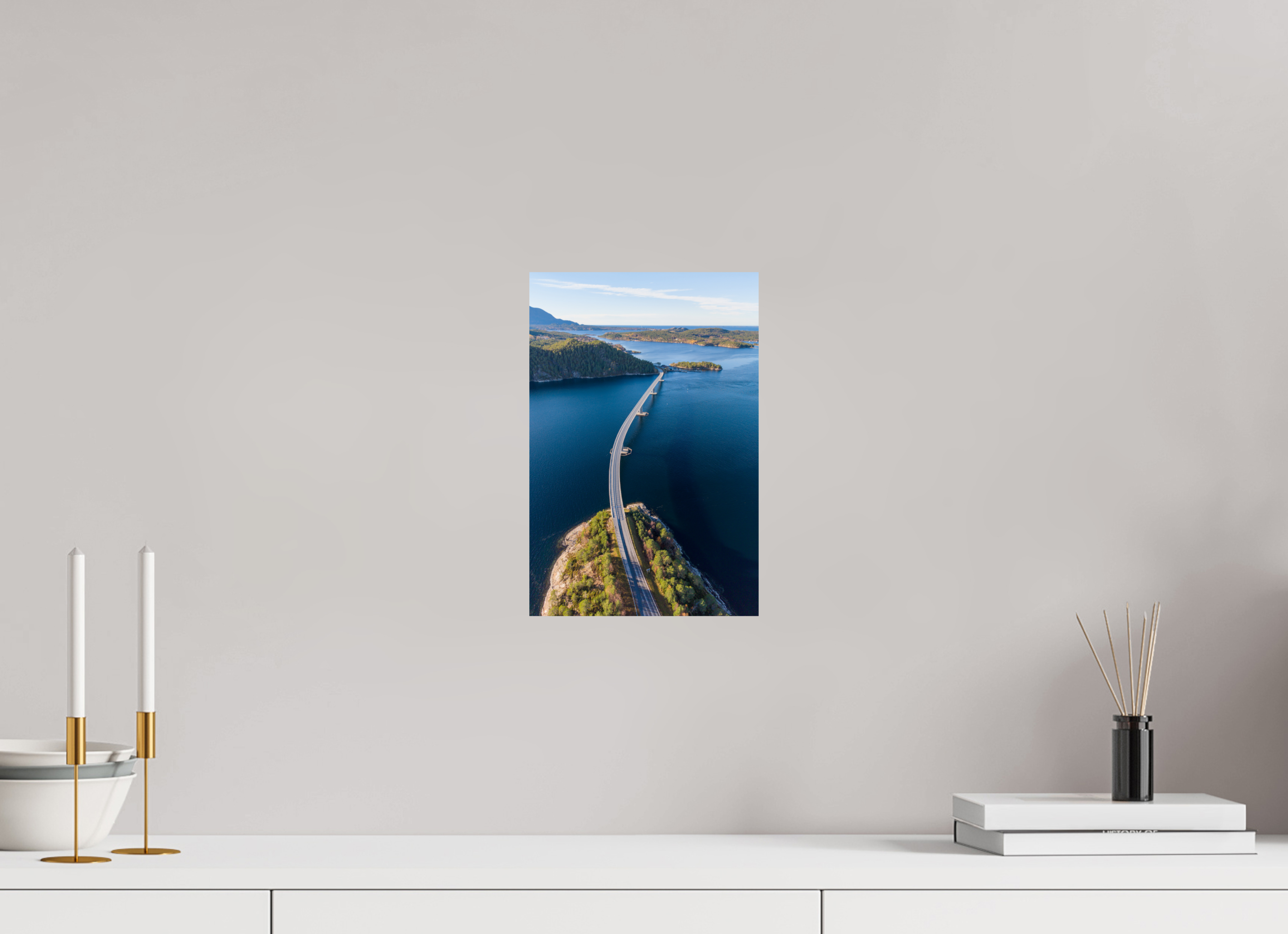 20 x 30 cm, Fine Art Print auf Alu-Dibond Ocean Gateway