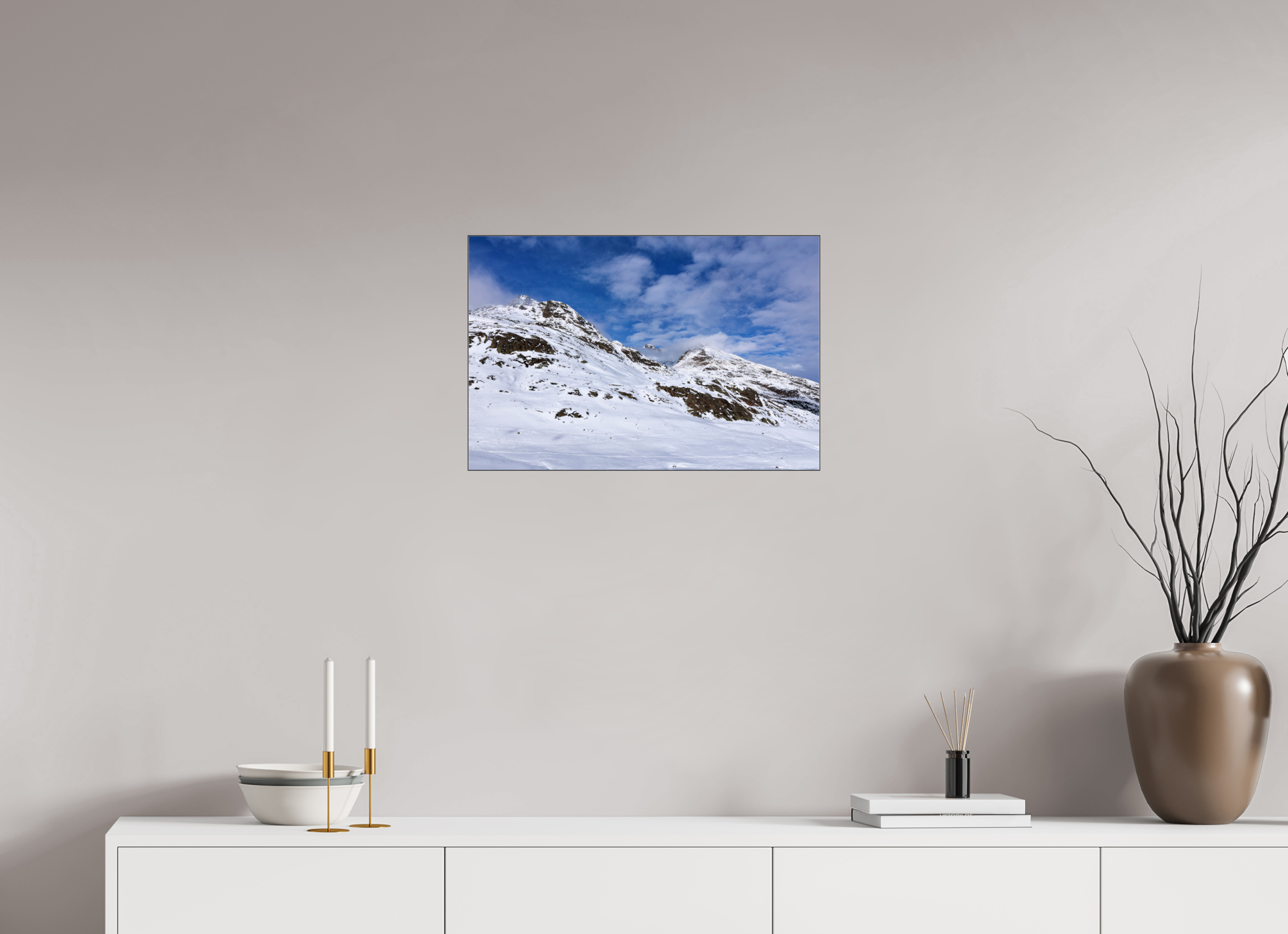 60 x 40 cm, Foto-Abzug hinter Acrylglas glänzend High Serenity
