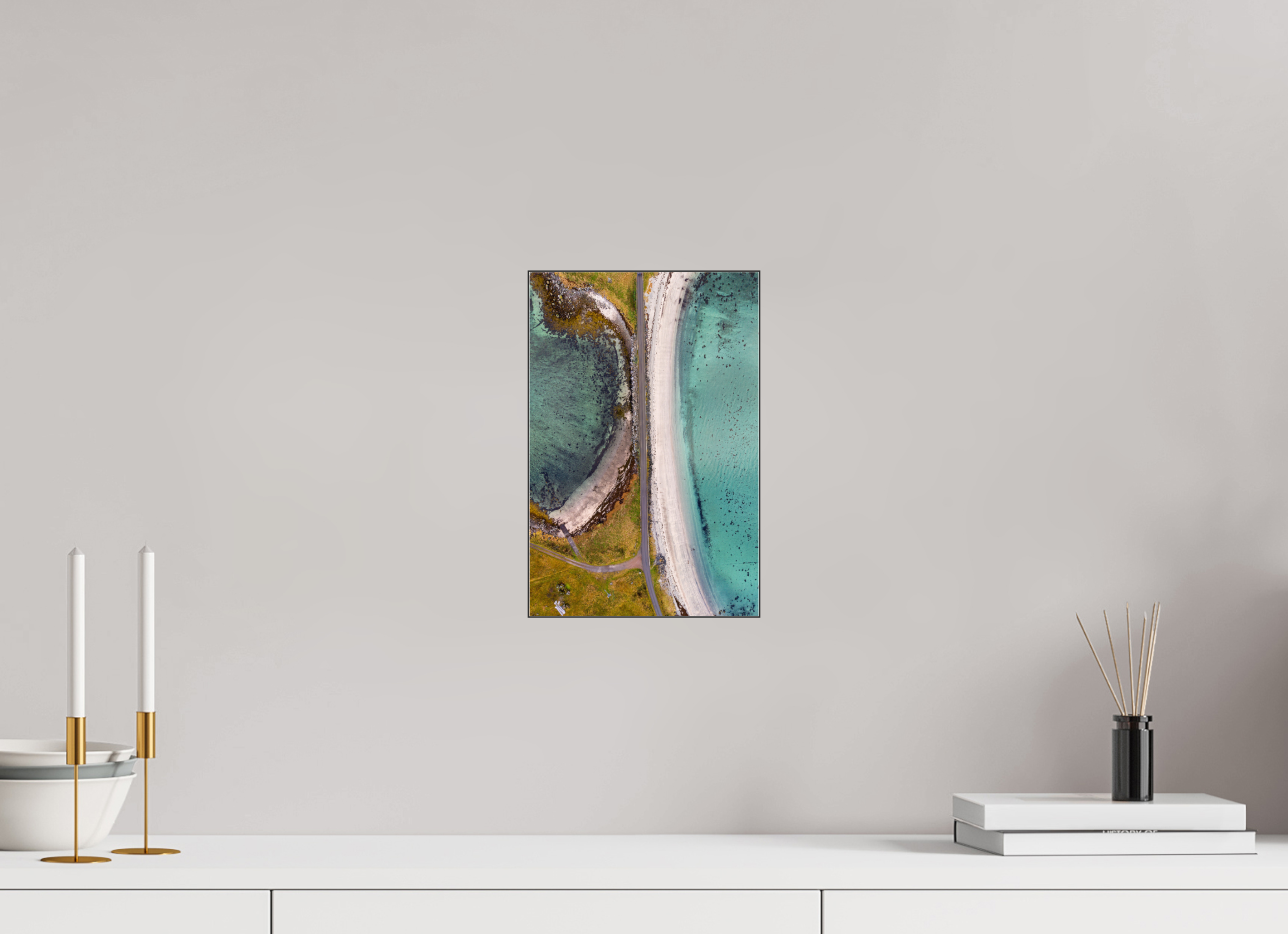20 x 30 cm, Foto-Abzug hinter Acrylglas glänzend Between the Bays