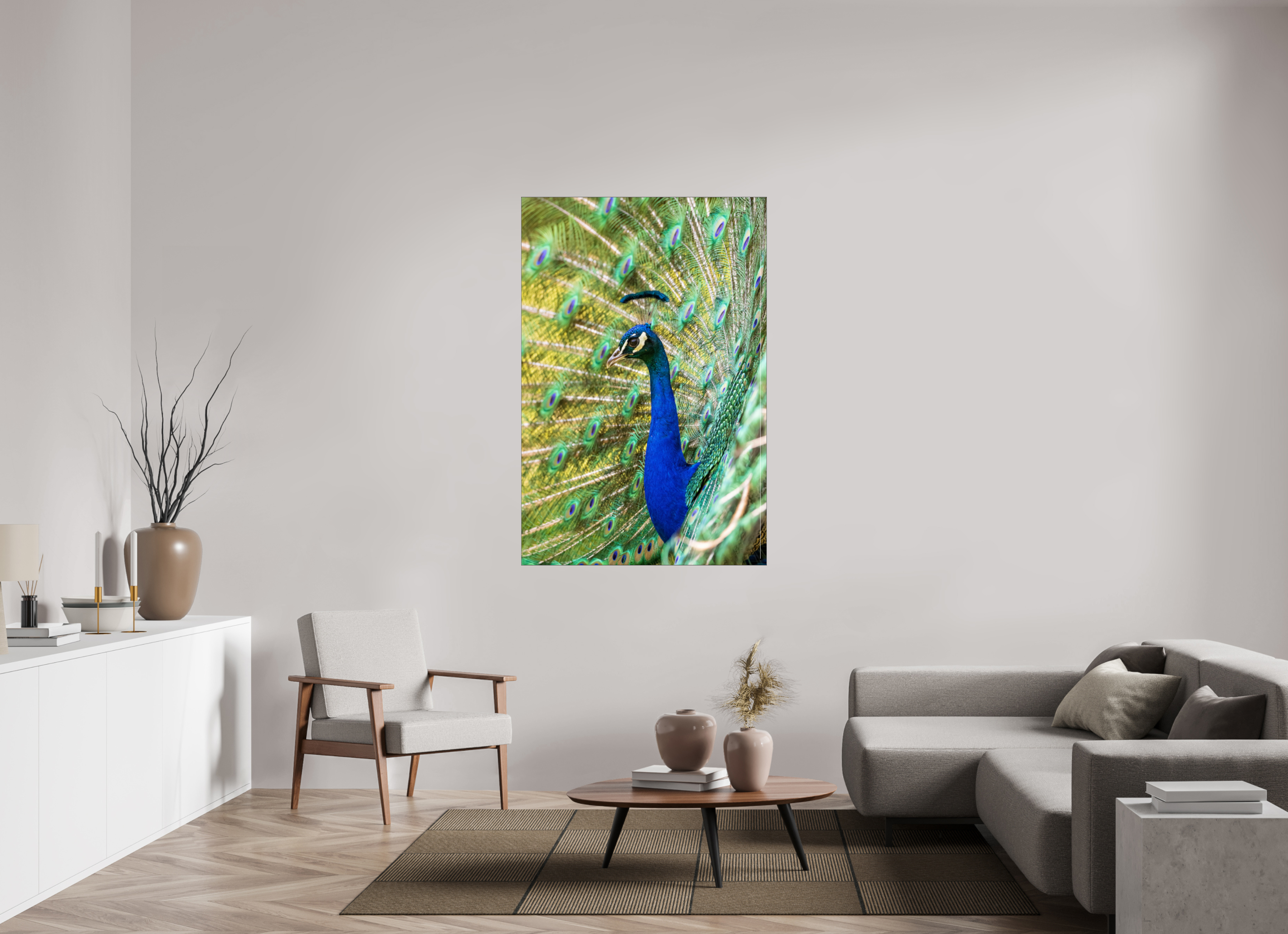 100 x 150 cm, Foto-Abzug hinter Acrylglas glänzend Majestic Profile