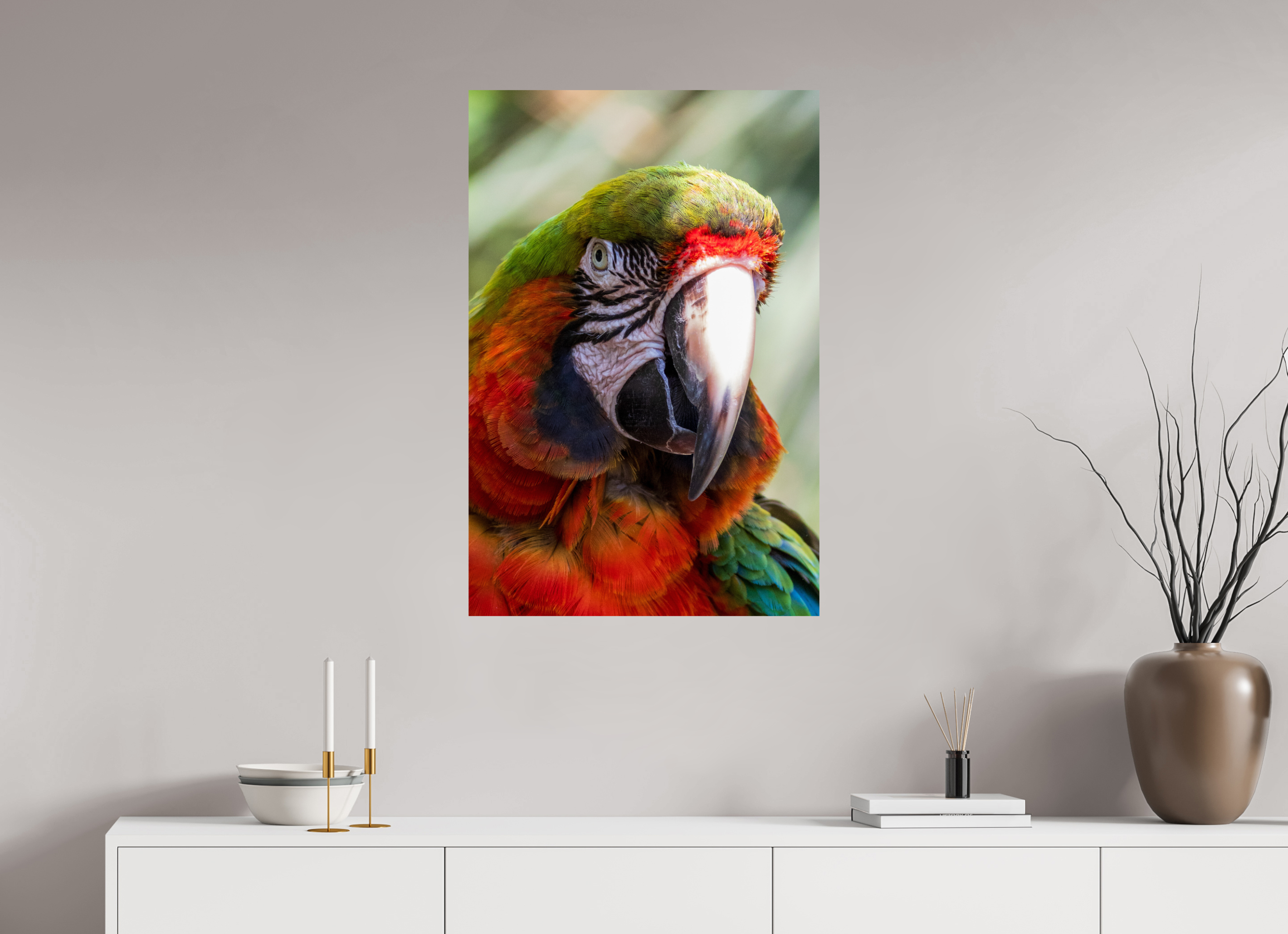60 x 90 cm, Fine Art Print auf Alu-Dibond Vivid Portrait