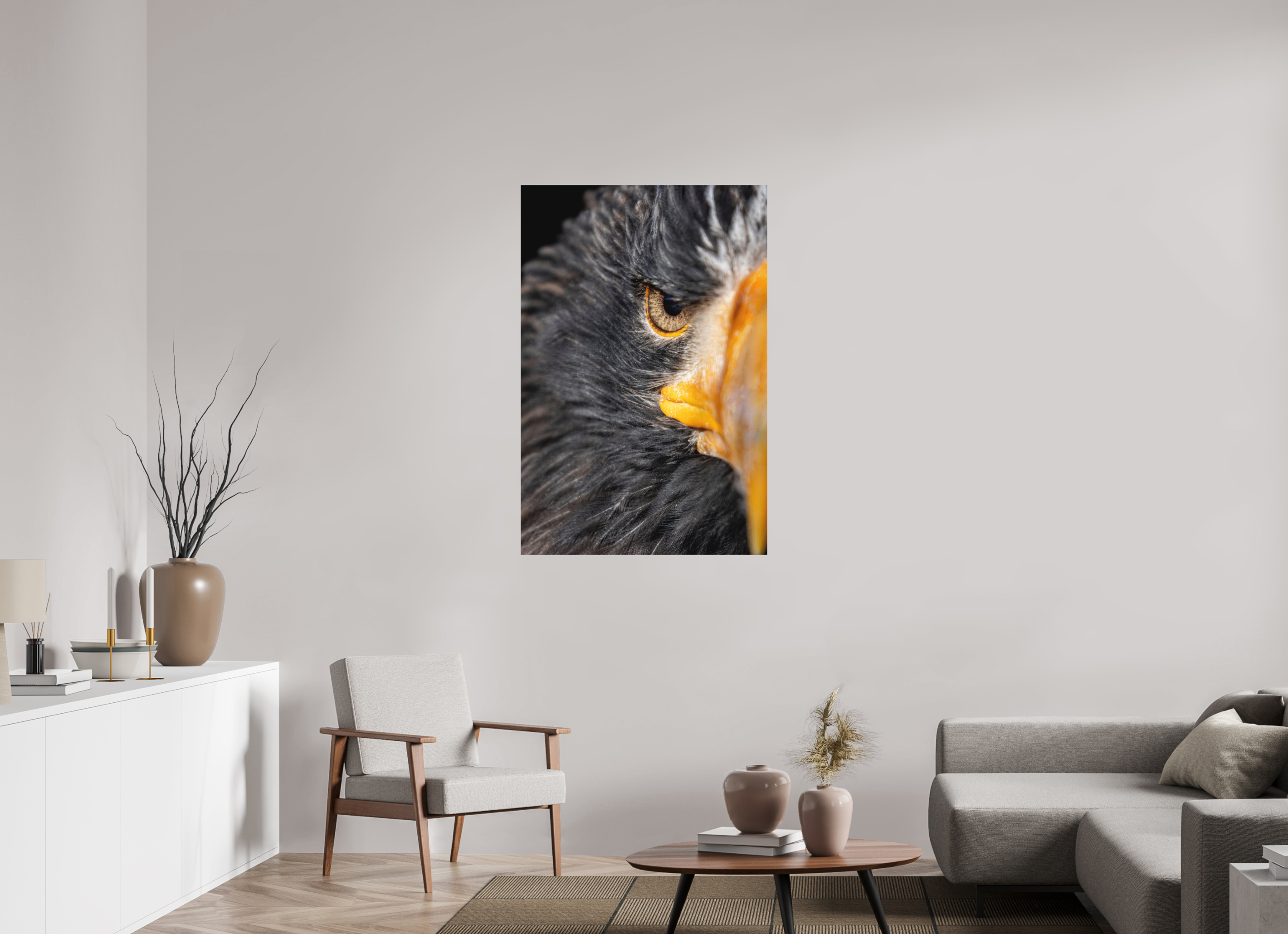 80 x 120 cm, Fine-Art Print Matt Piercing Gaze