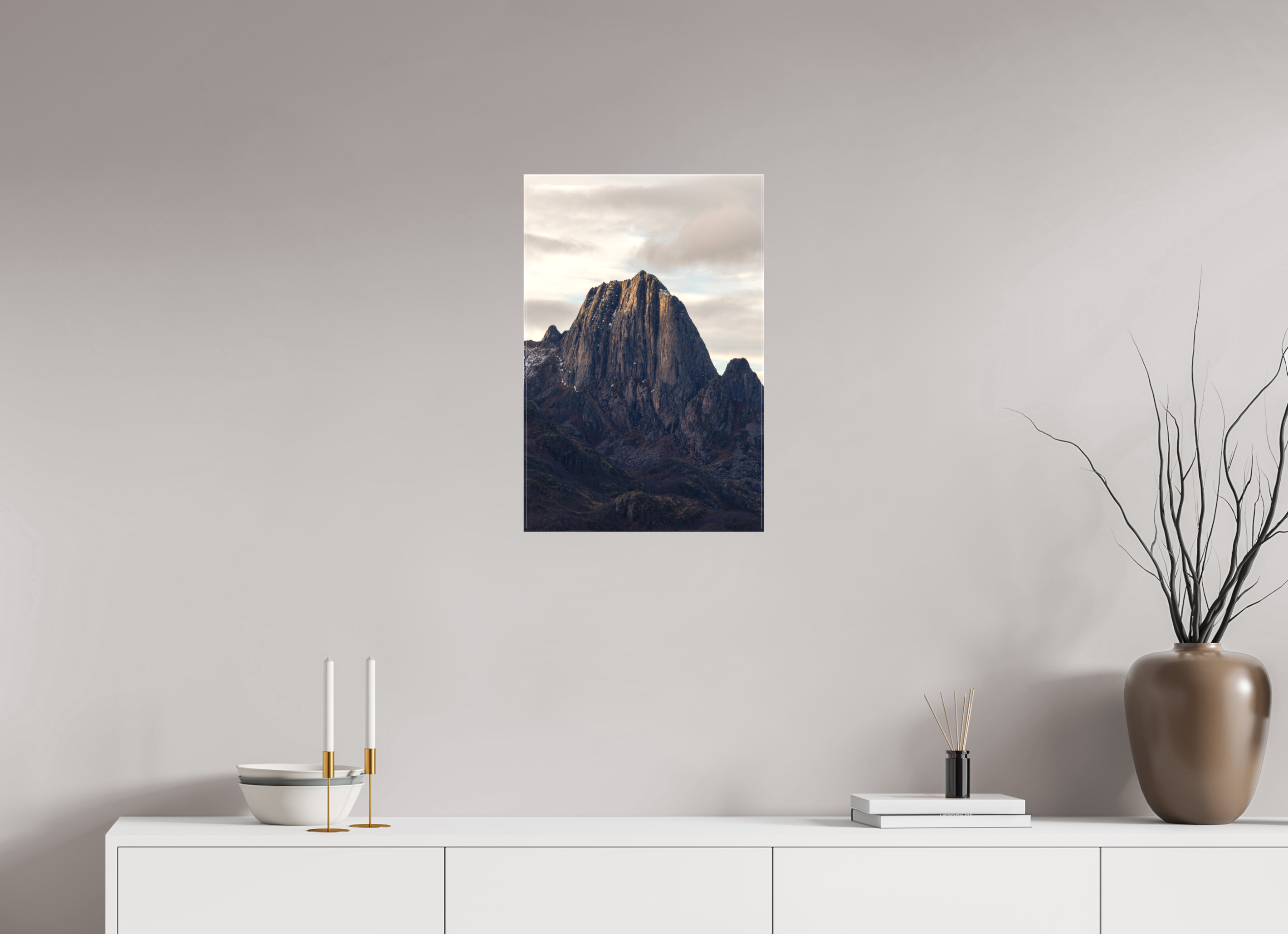 40 x 60 cm, Leinwand Summit Glow